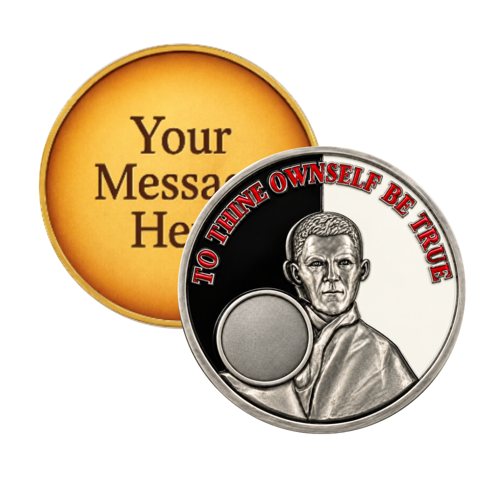 Bill W AA Coin – Custom Engraving Available on Back