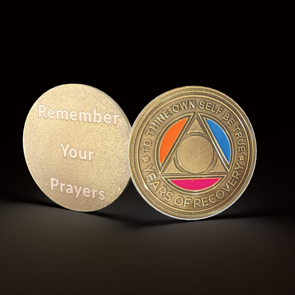 Customize Your Own Tri-Color AA Sobriety Coin