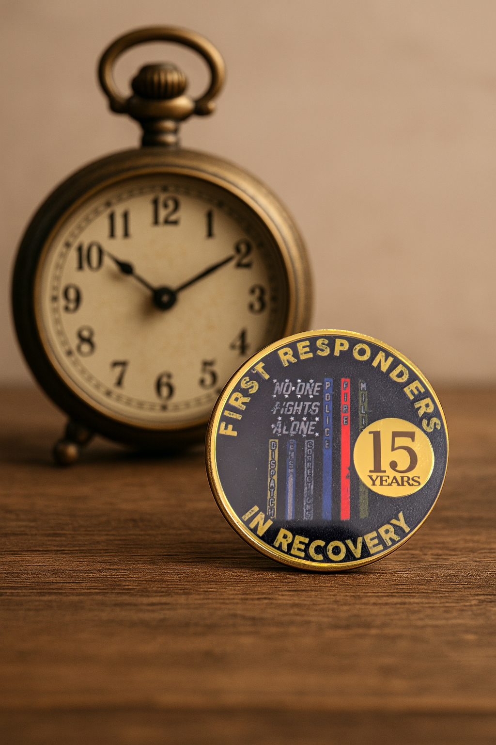 Custom First Responder Recovery Token – Police, Fire, EMS, Military Sobriety Coin