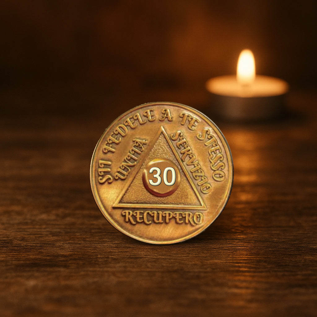 LParkin Moneta di sobrietà da 1 anno, moneta di recupero dell'albero della vita, medaglione di recupero AA, regalo di sobrietà token anniversario, medaglione alcolisti anonimi LParkin Moneta di sobrietà da 1 anno, moneta di recupero dell'albero della vita, medaglione di recupero AA, regalo di sobrietà token anniversario, medaglione alcolisti anonimi