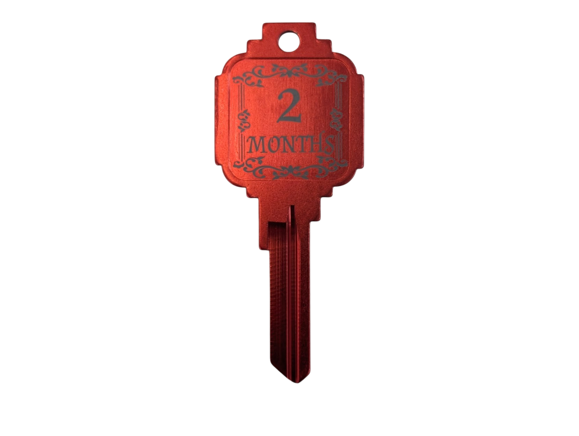 AA Recovery Keys – Monthly Sobriety Milestones (1, 2, 3, 6, 9 Months) – Custom Engraving Available