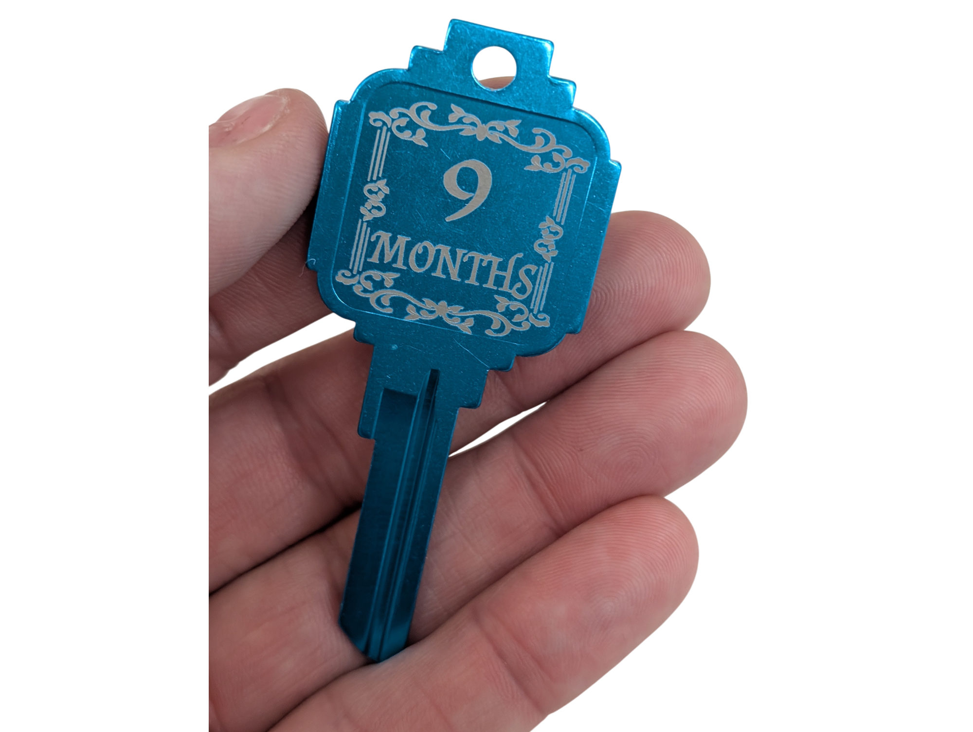 AA Recovery Keys – Monthly Sobriety Milestones (1, 2, 3, 6, 9 Months) – Custom Engraving Available