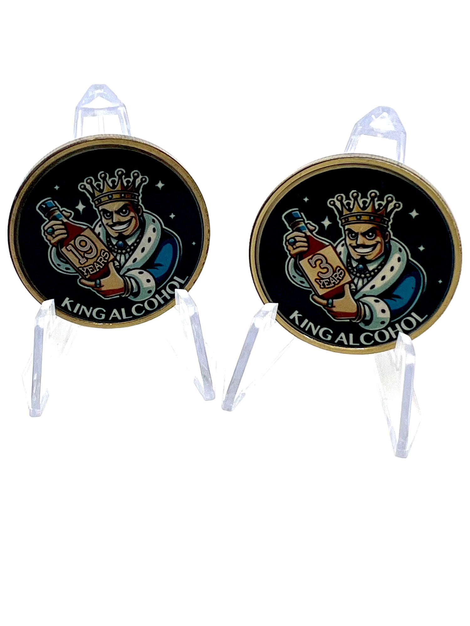 King Alcohol Celebrate Sobriety Milestones with the Limited Edition King Alcohol Recovery Coin