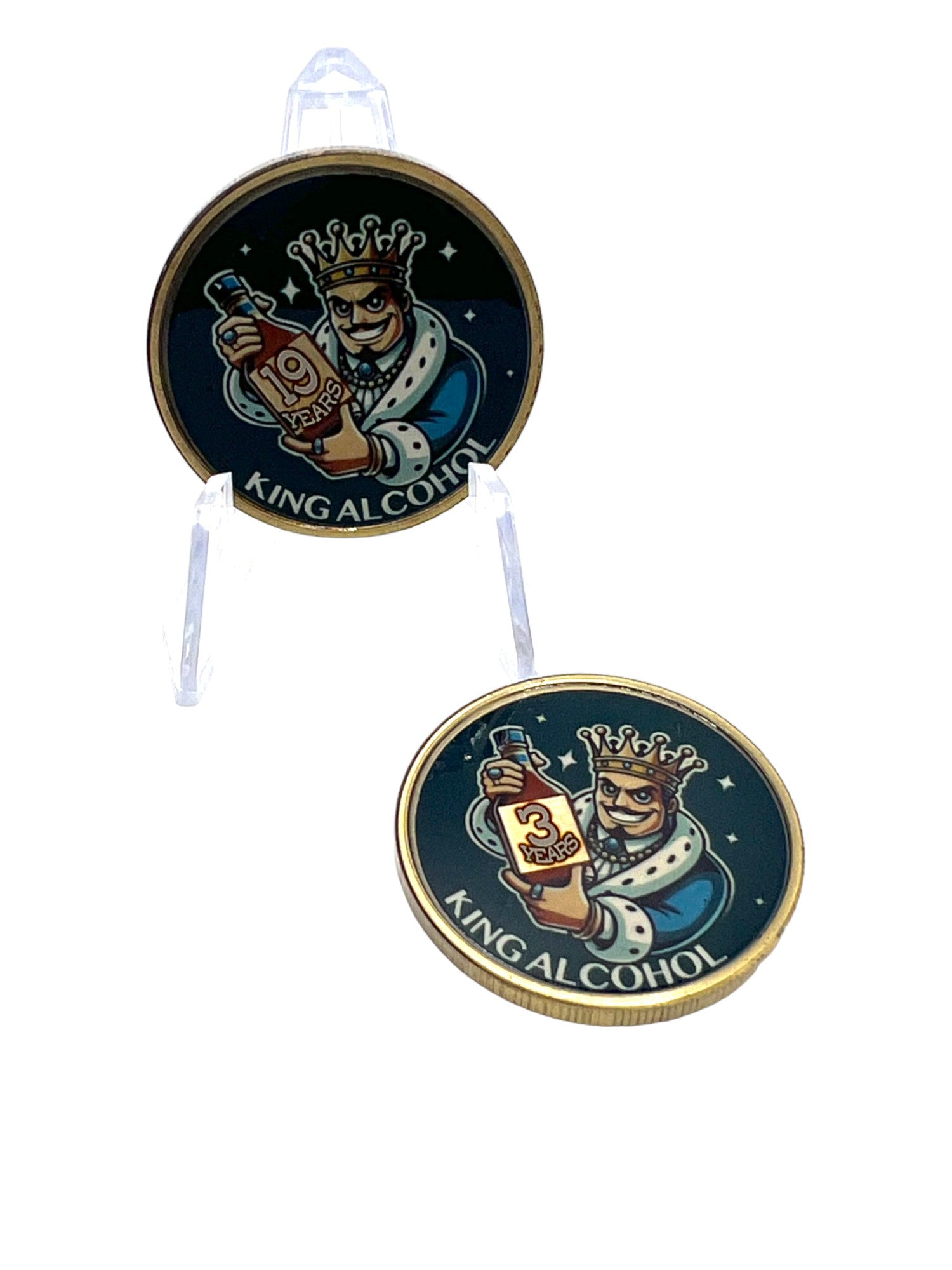 King Alcohol Celebrate Sobriety Milestones with the Limited Edition King Alcohol Recovery Coin