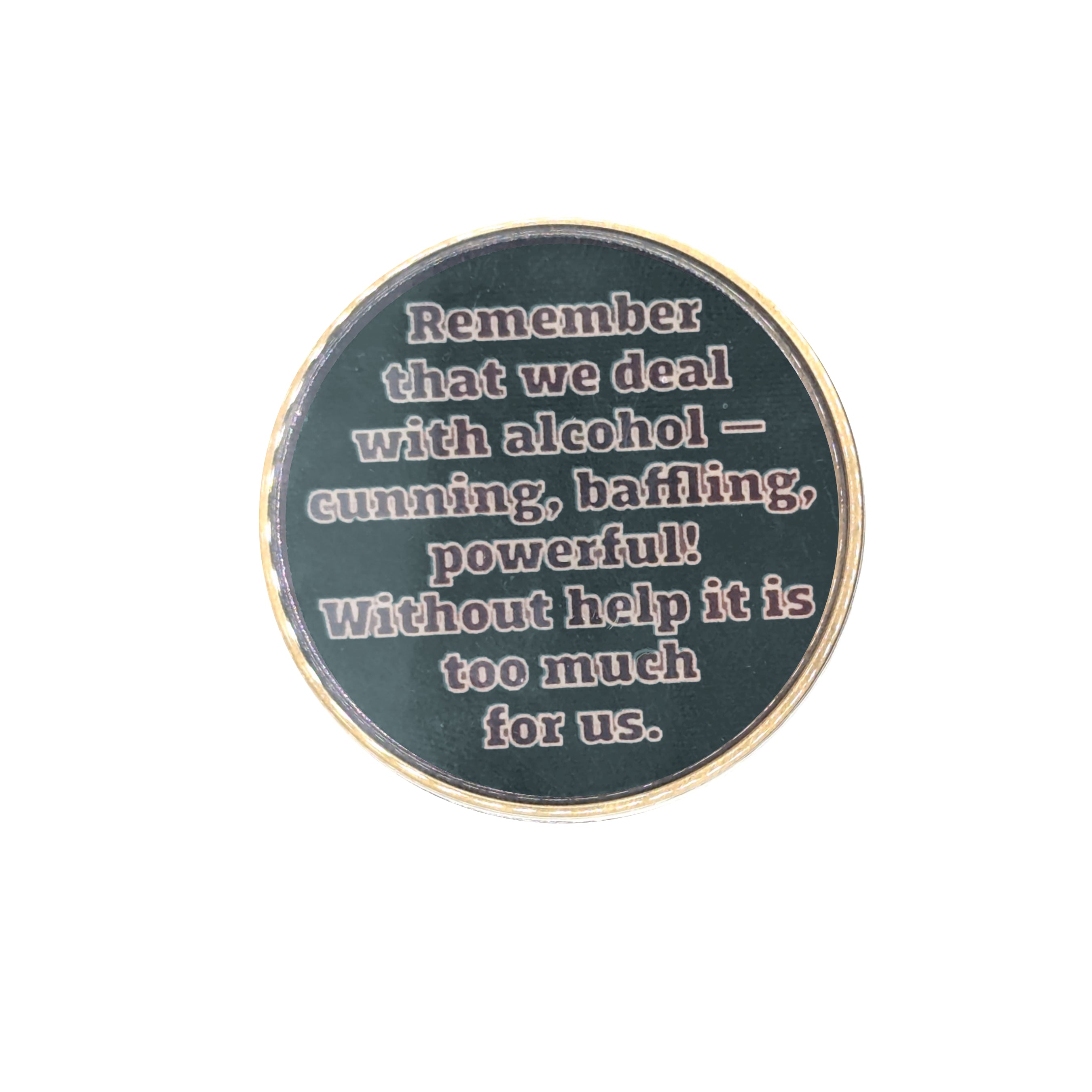 King Alcohol Celebrate Sobriety Milestones with the Limited Edition King Alcohol Recovery Coin