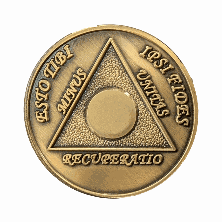 Personalized AA Latin Coin with Raised Latin Text – Available in 1–60 Years