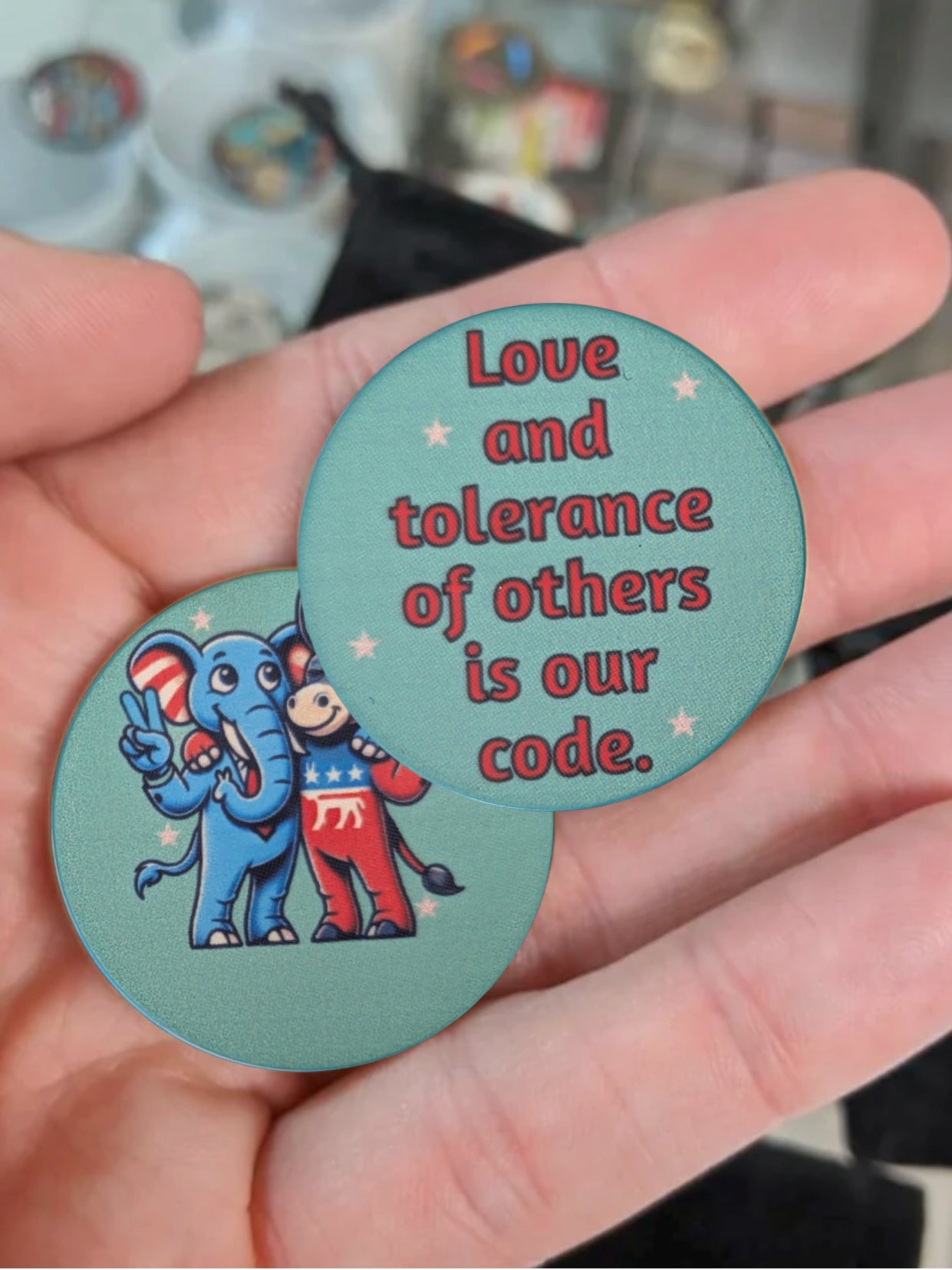 Love and Tolerance of Others Is Our Code Recovery Chip AA Sobriety Gift