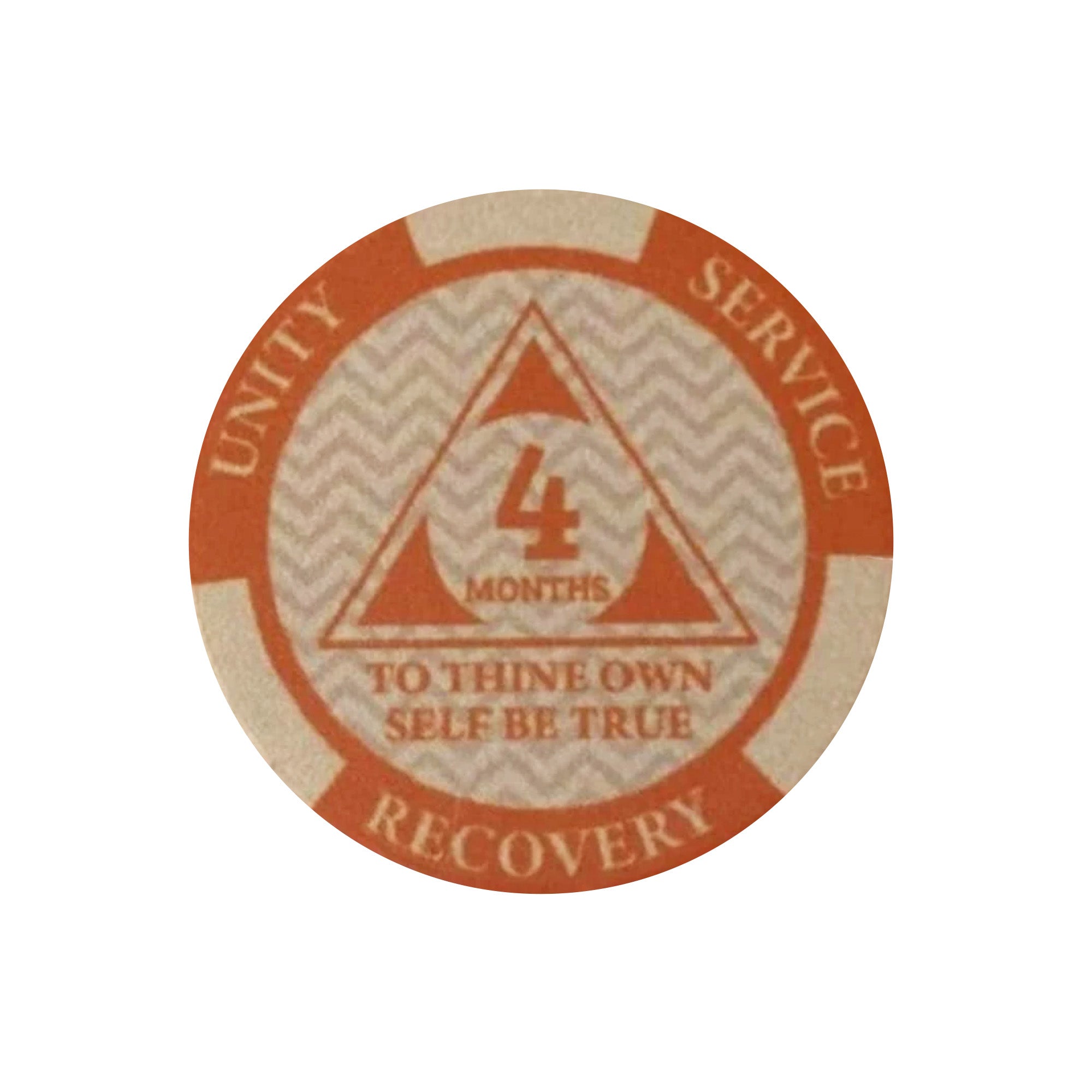 12-Pack AA Monthly Poker Chips: Celebrate Sobriety from 24 Hours to 11 Months