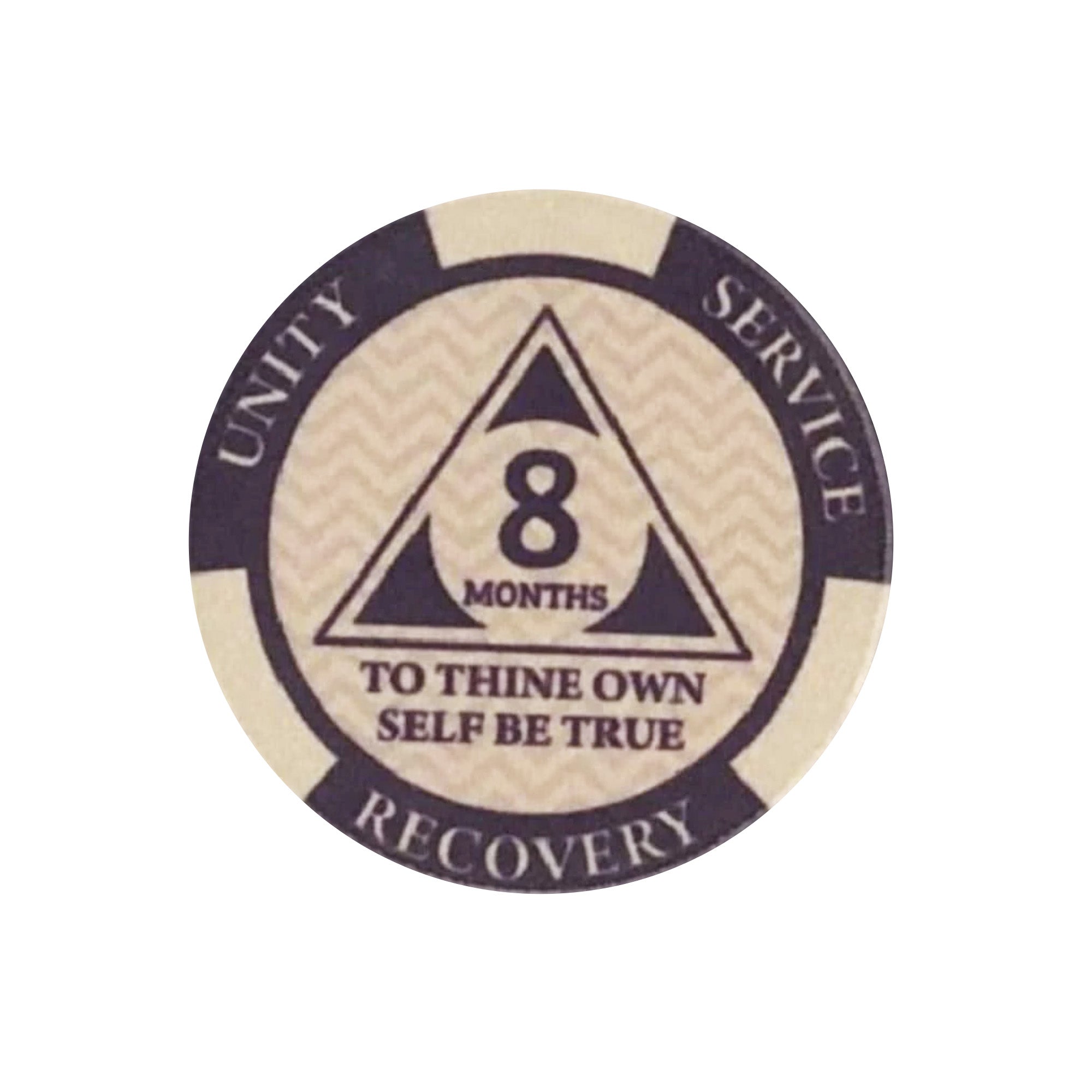 12-Pack AA Monthly Poker Chips: Celebrate Sobriety from 24 Hours to 11 Months