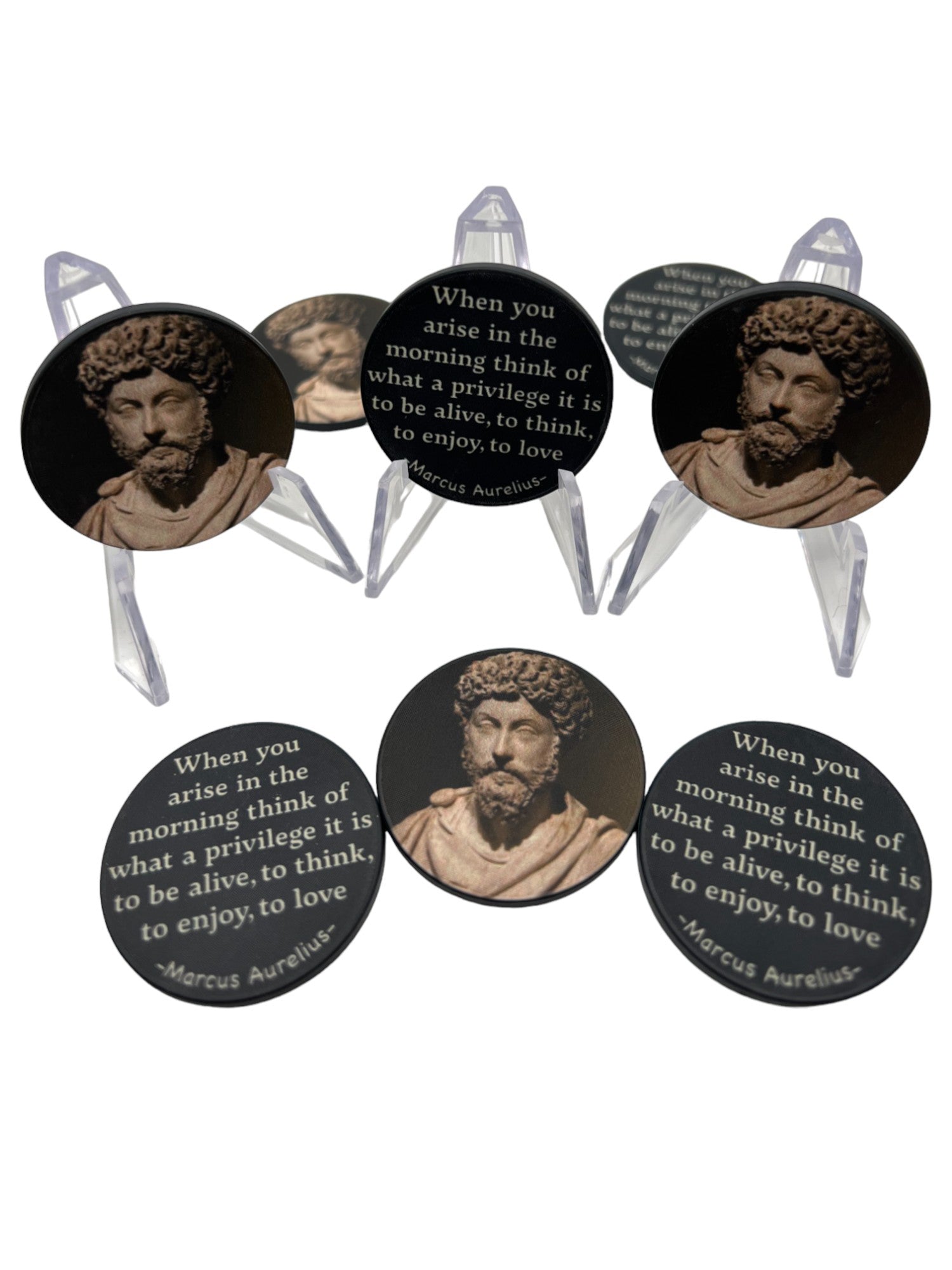 Marcus Aurelius "Morning Reflection" Philosophy Chip