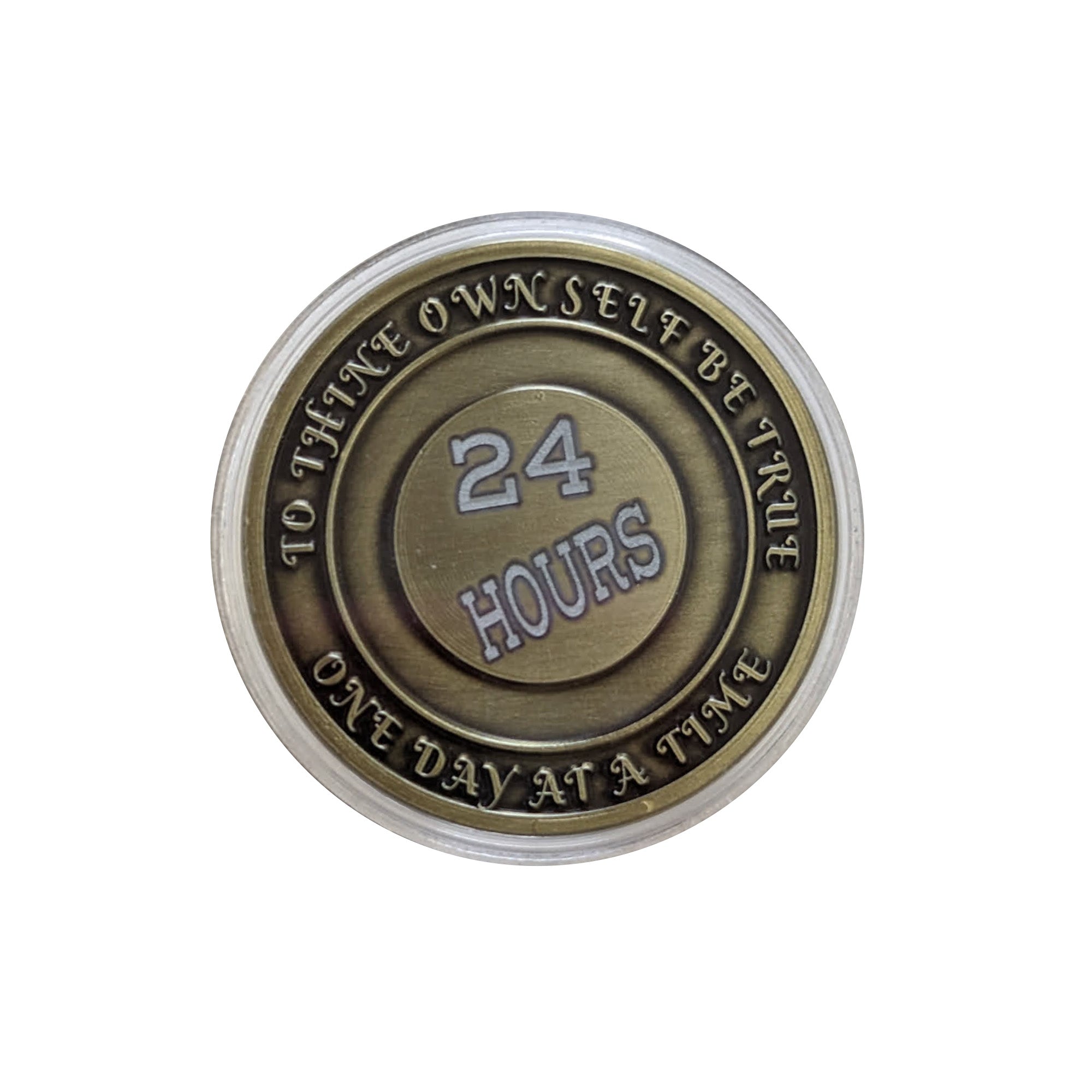 No Matter What Club AA Medallion 1-60yrs Sobriety Chip W/ Gift Box