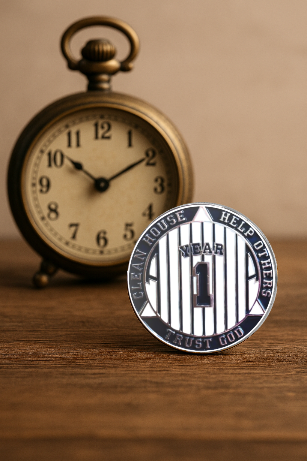 NY Yankee AA Coin 1-50yrs Sobriety Chip