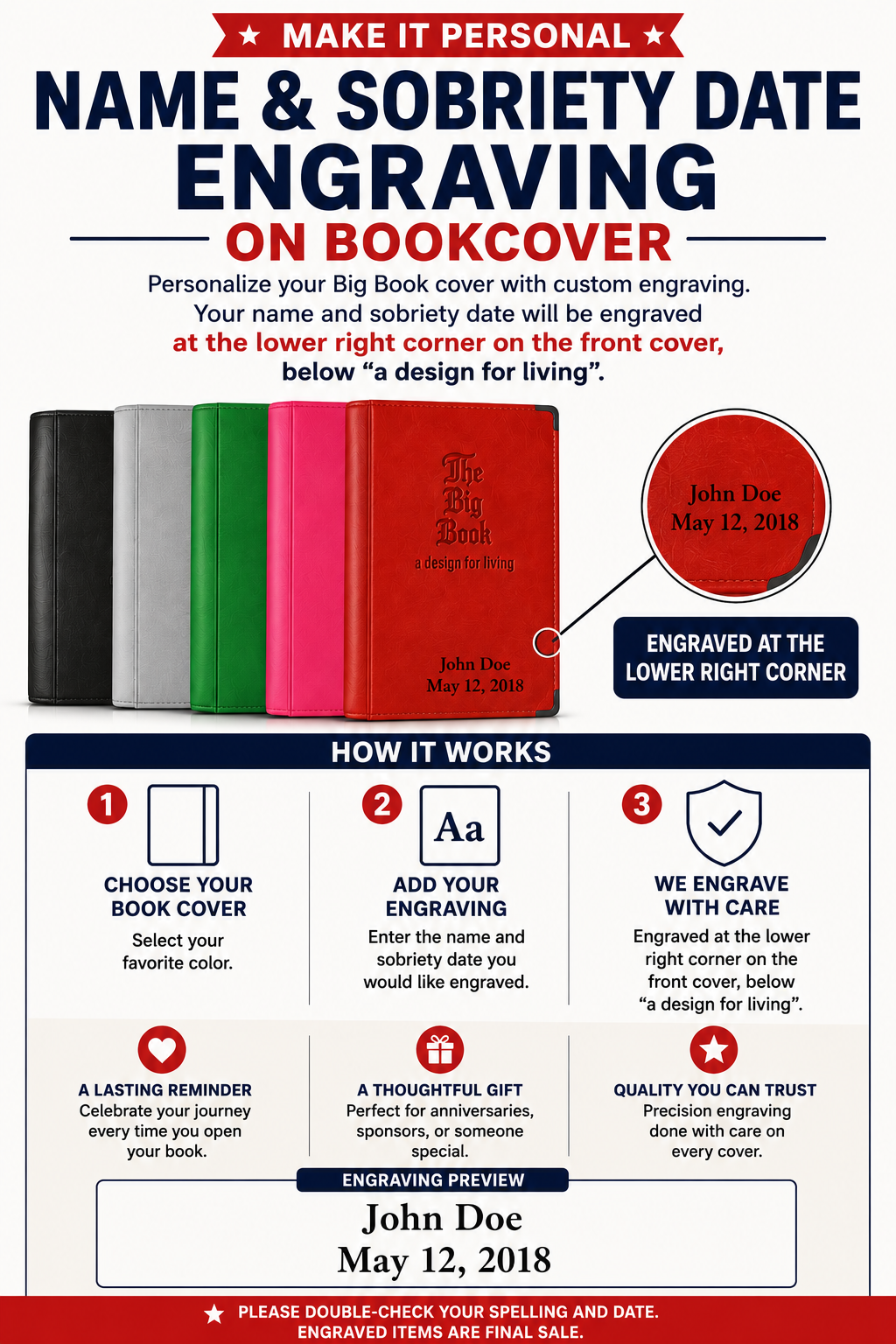 Recovery Book & Cover Gift Set