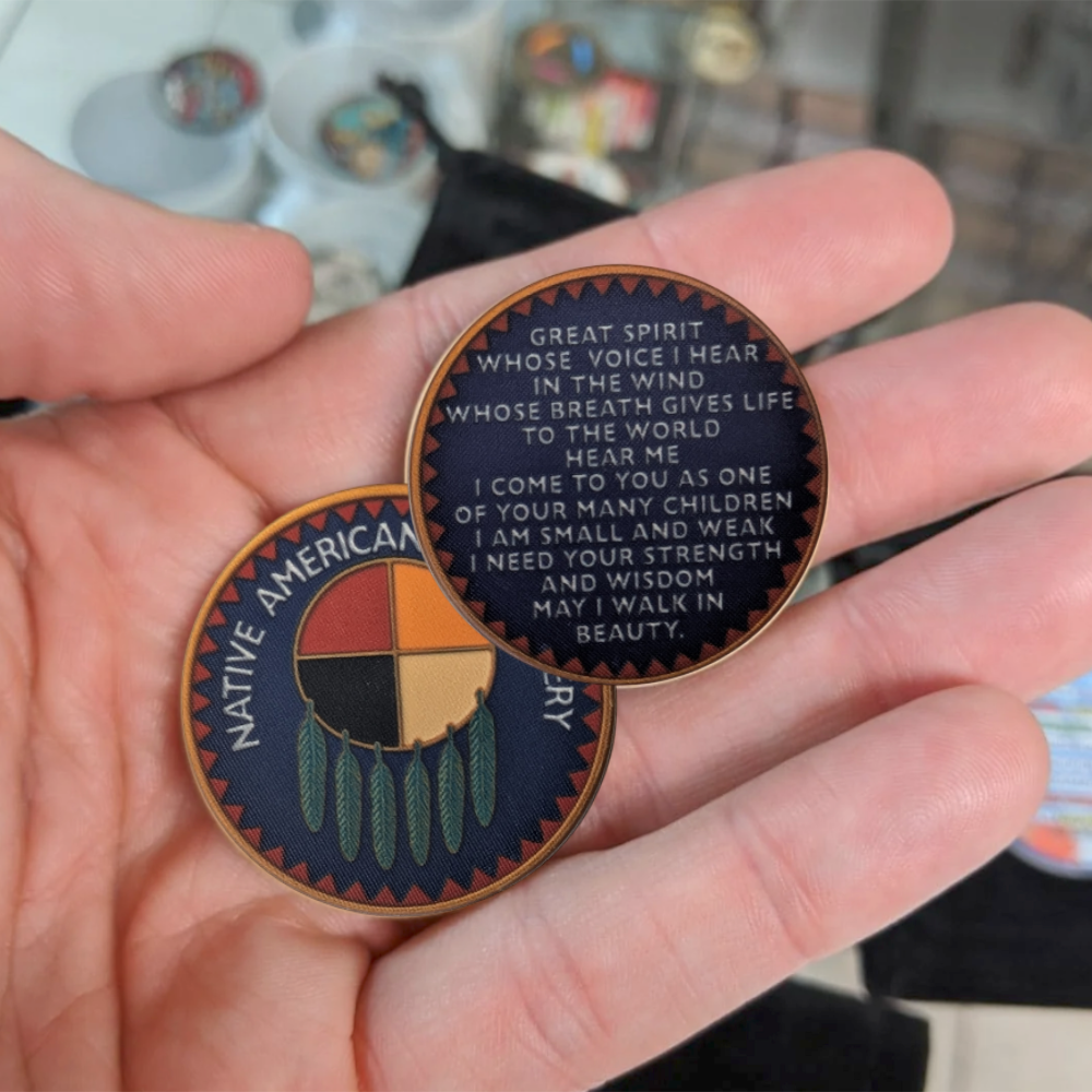 Native American in Recovery Chip