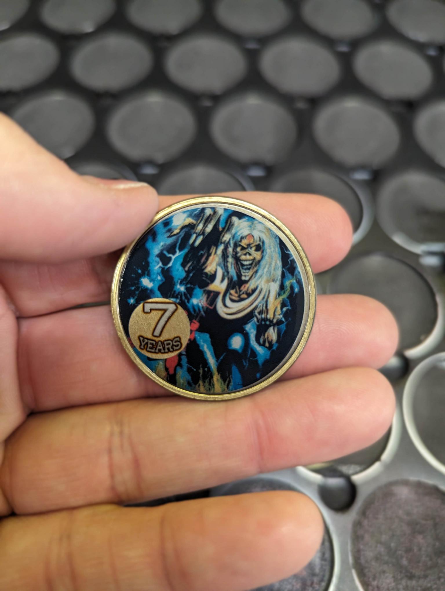 Number of the Beast Iron Maiden Style AA coin available in any year