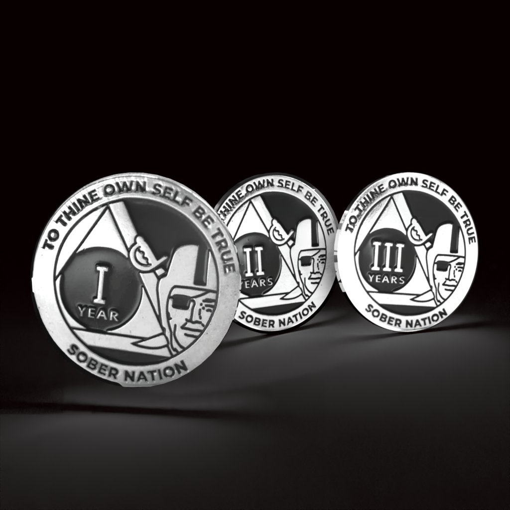 Pirate Raider AA Coin 1-50yrs Sobriety Chip