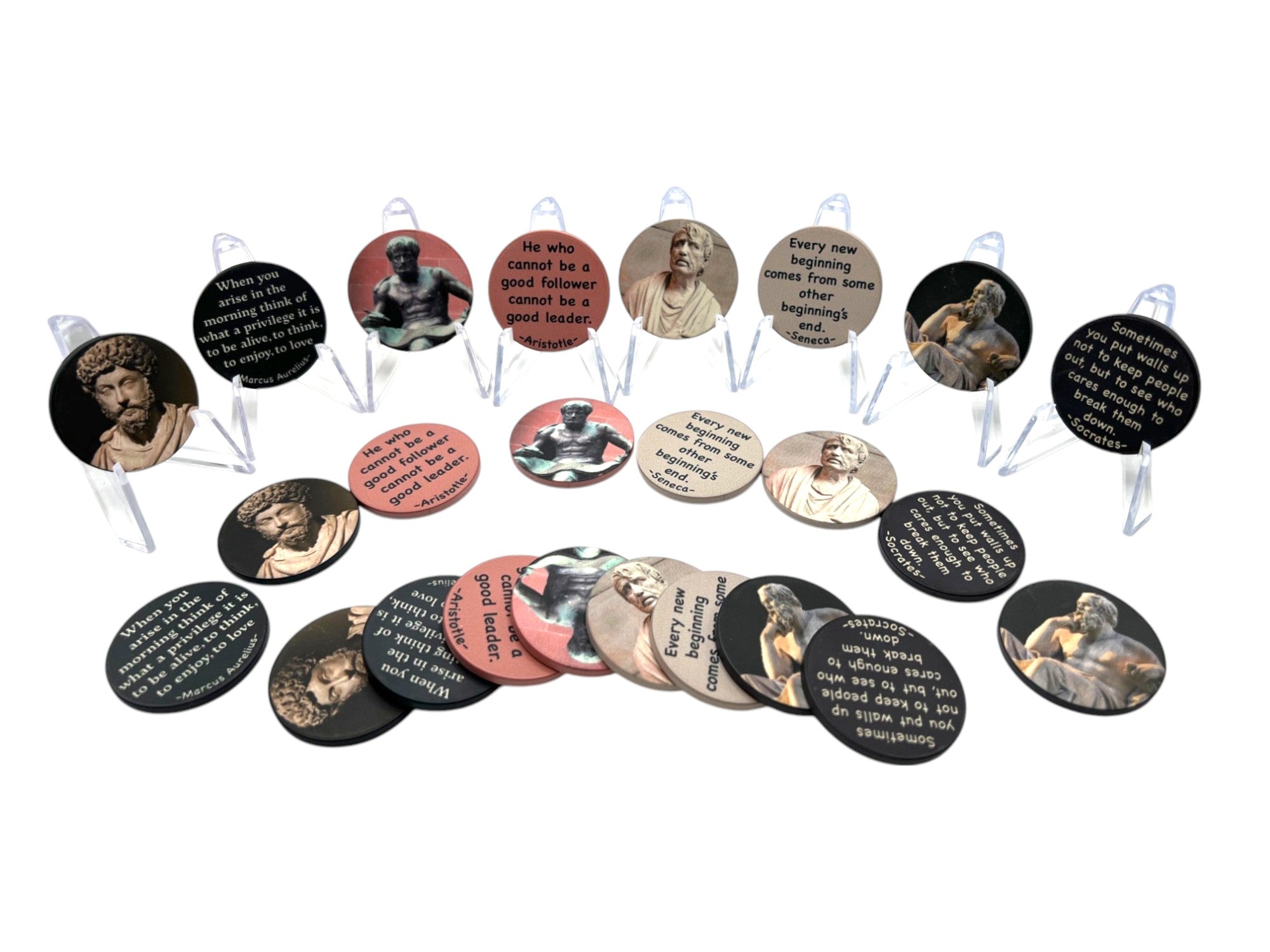 Marcus Aurelius "Morning Reflection" Philosophy Chip