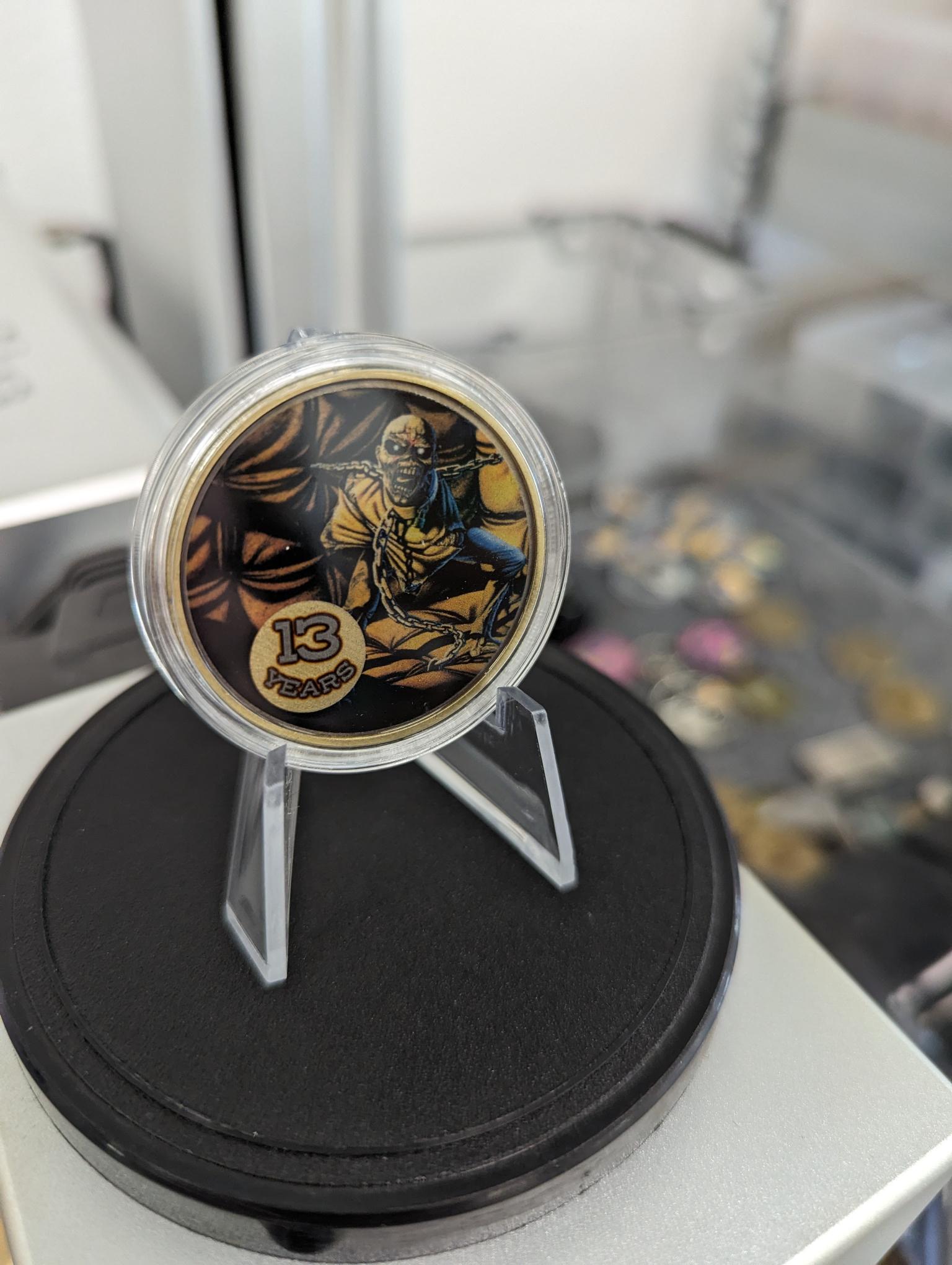 Piece of Mind Iron Maiden Style AA coin available in any year
