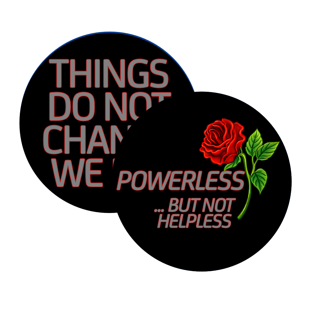 Powerless But Not Helpless Recovery Chip Sobriety Encouragement Gift