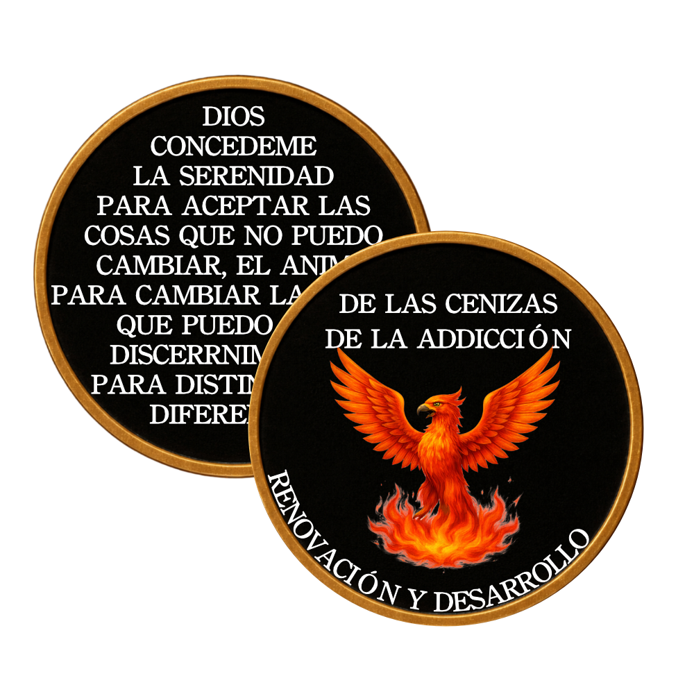 Renovación y Desarrollo Sobriety Chip (Español)