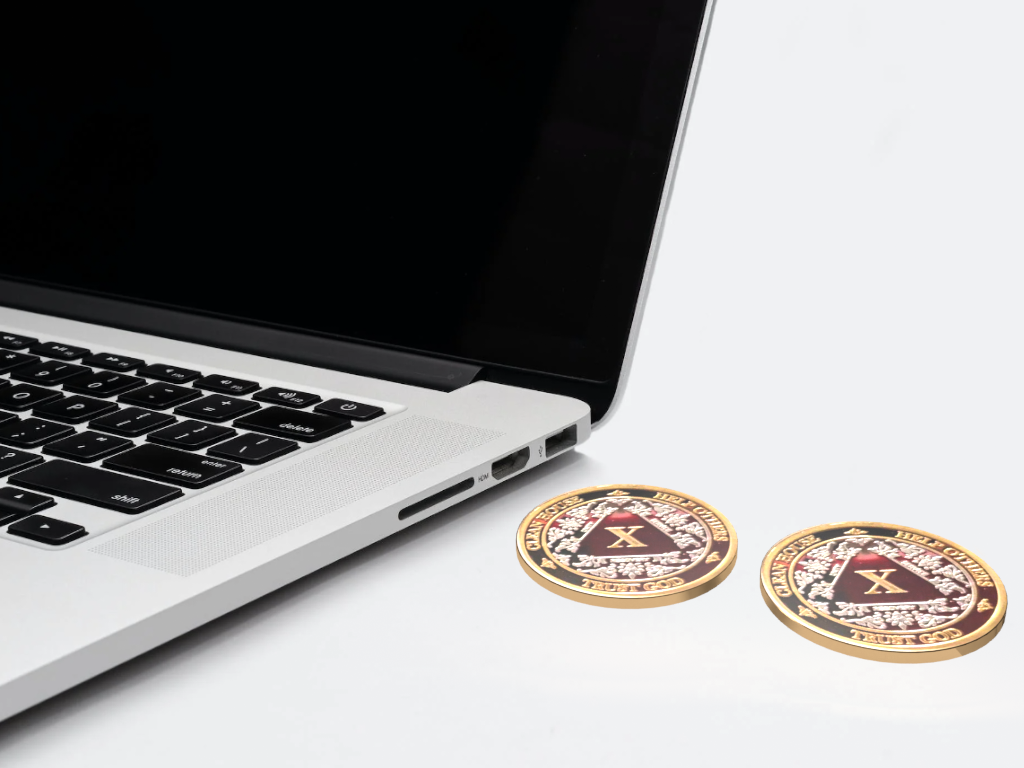 3-Pack AA Medallions: Select Your 3 Years, Silver & Gold Design