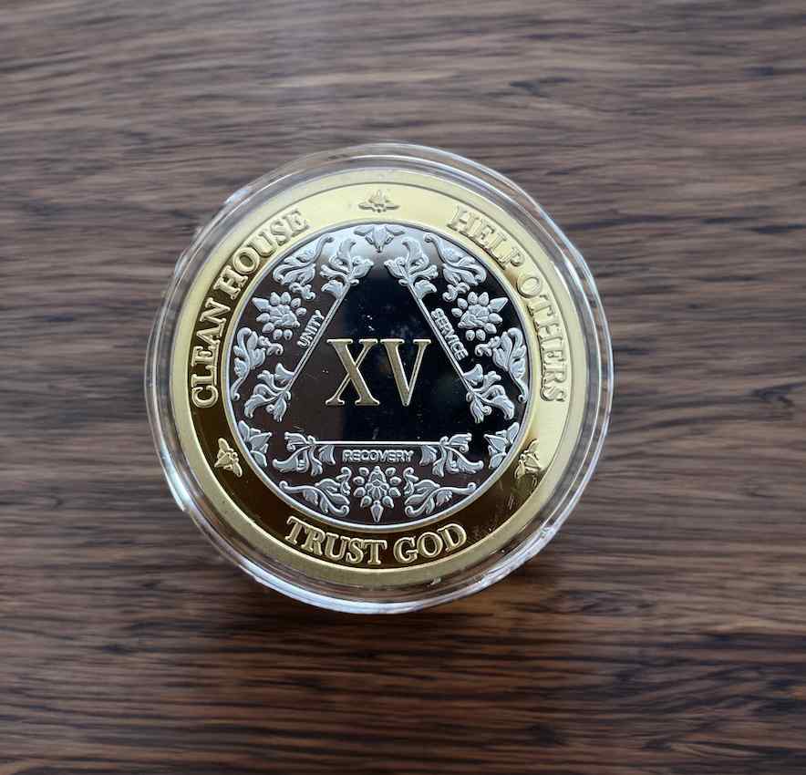3-Pack AA Medallions: Select Your 3 Years, Silver & Gold Design