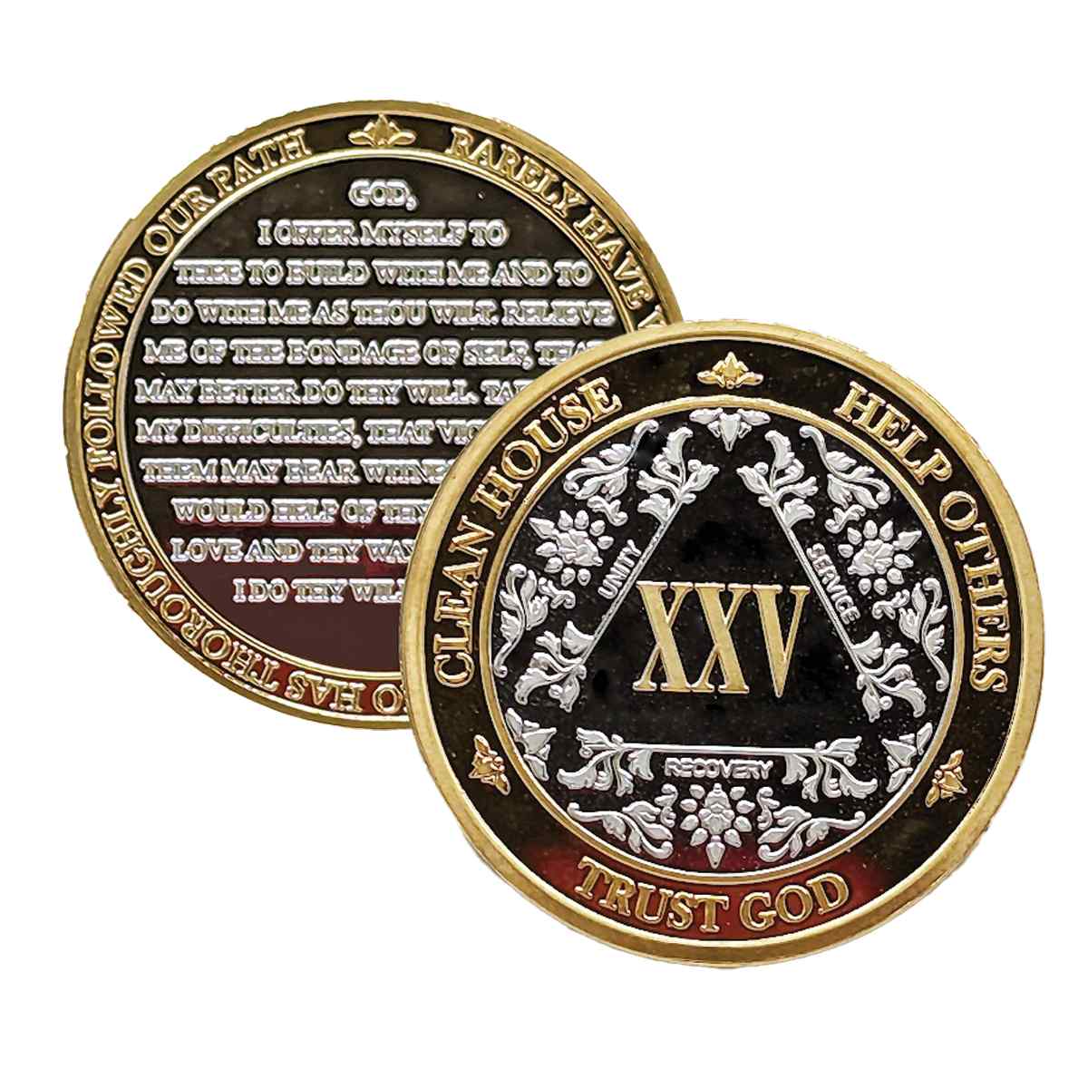 3-Pack AA Medallions: Select Your 3 Years, Silver & Gold Design