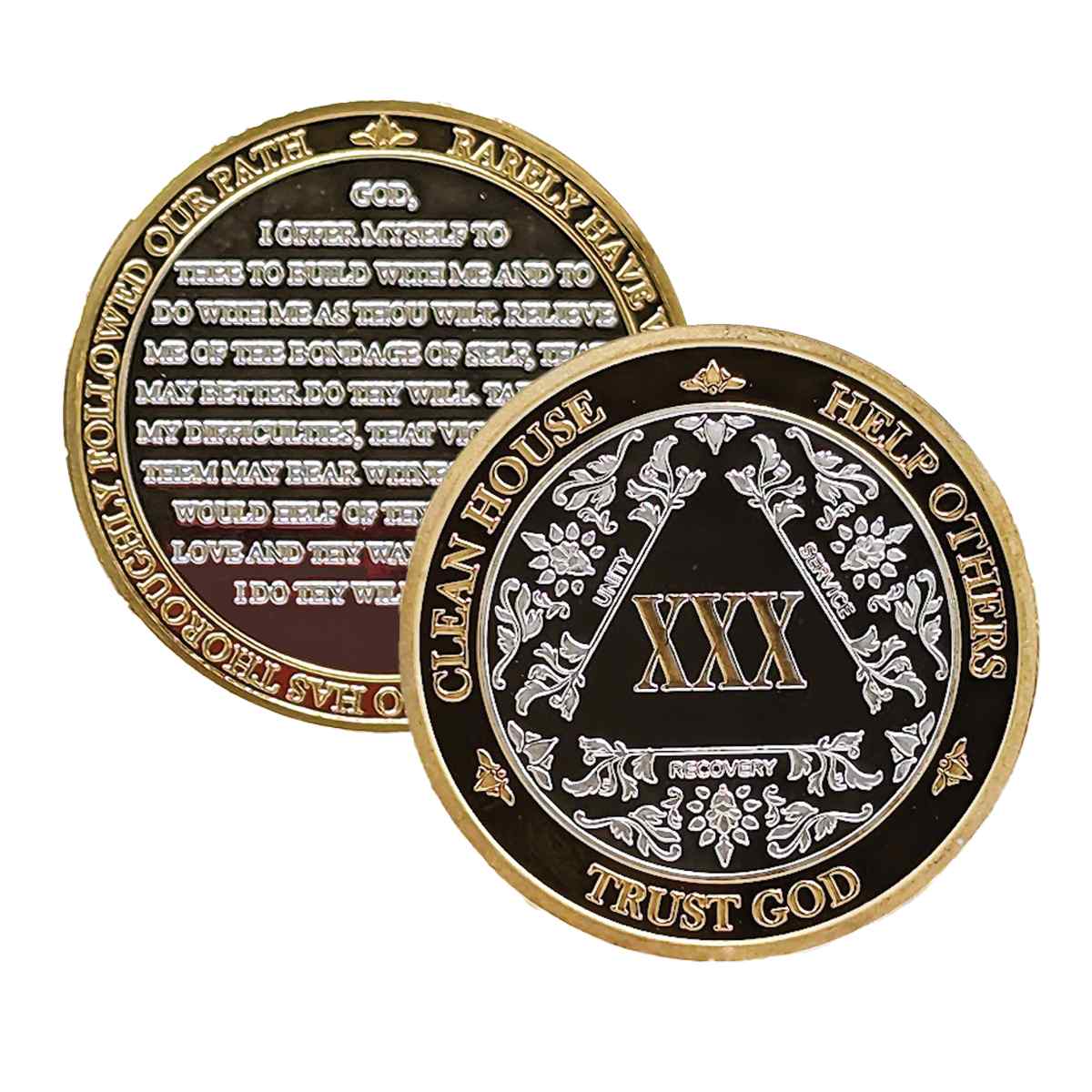 3-Pack AA Medallions: Select Your 3 Years, Silver & Gold Design