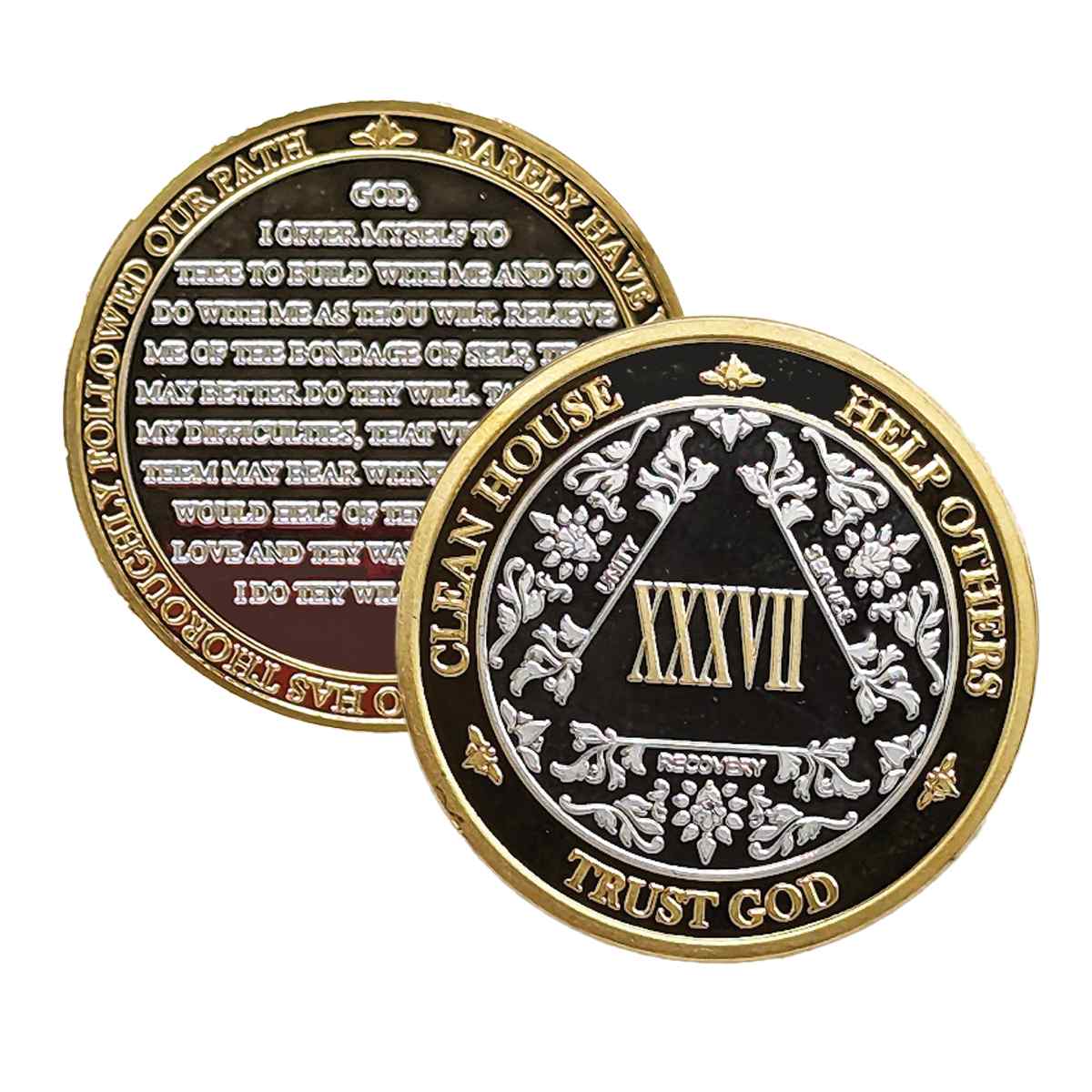 3-Pack AA Medallions: Select Your 3 Years, Silver & Gold Design