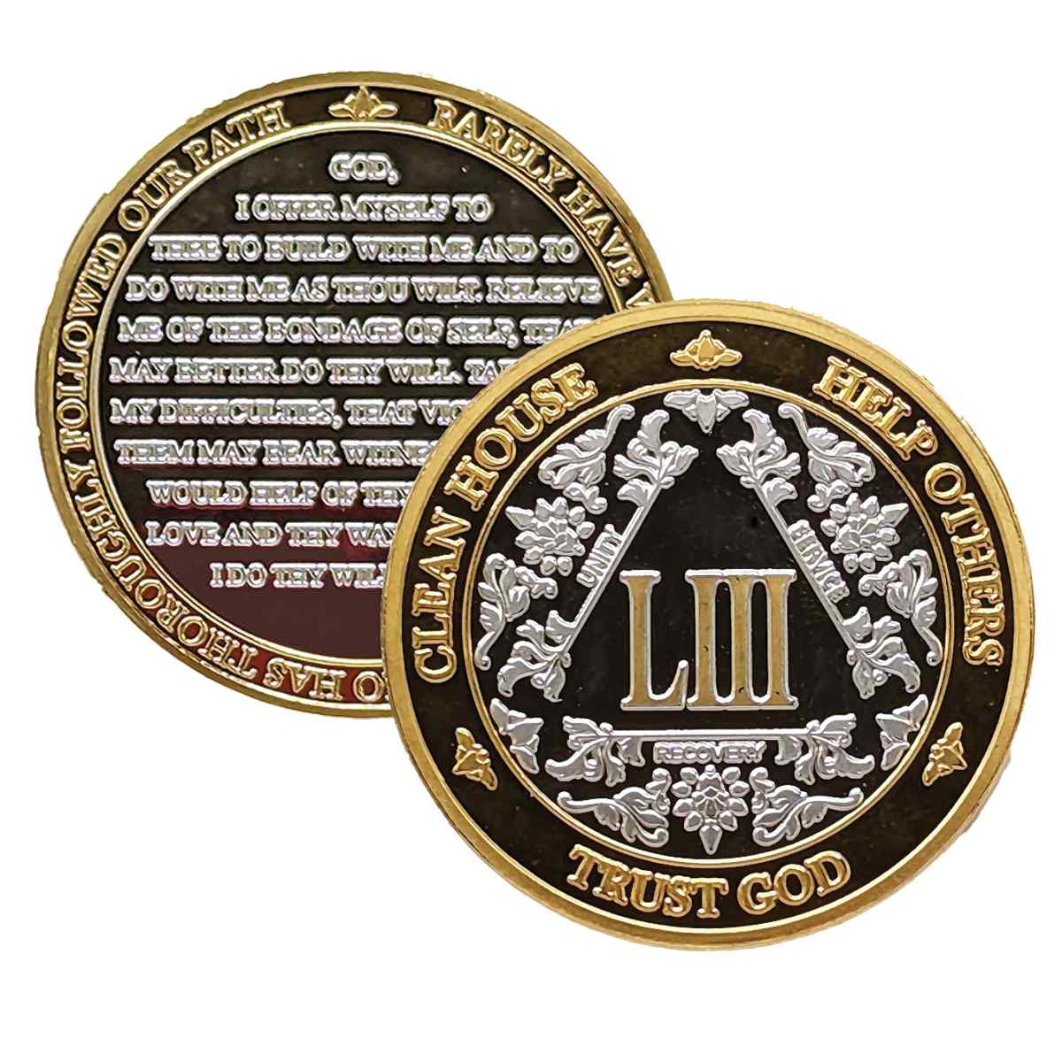 3-Pack AA Medallions: Select Your 3 Years, Silver & Gold Design