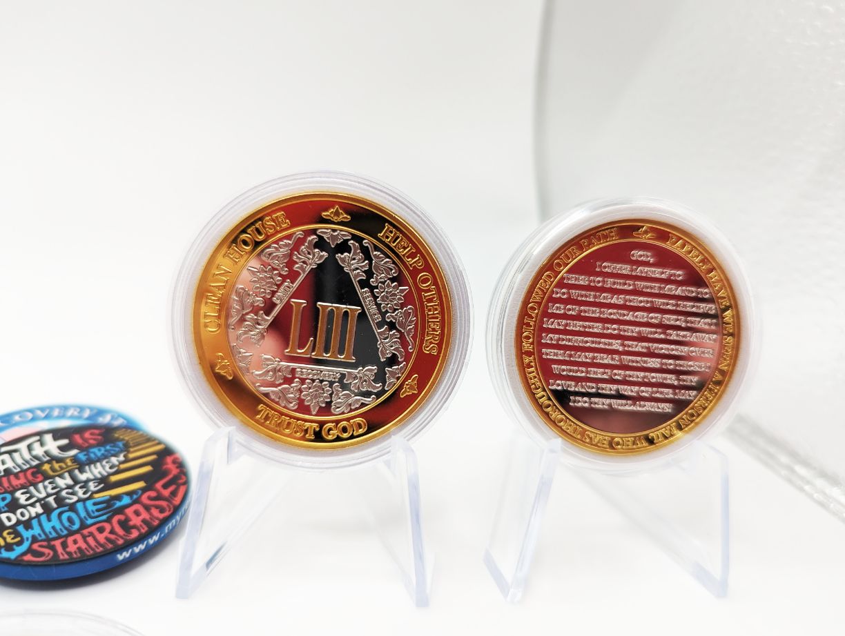 3-Pack AA Medallions: Select Your 3 Years, Silver & Gold Design