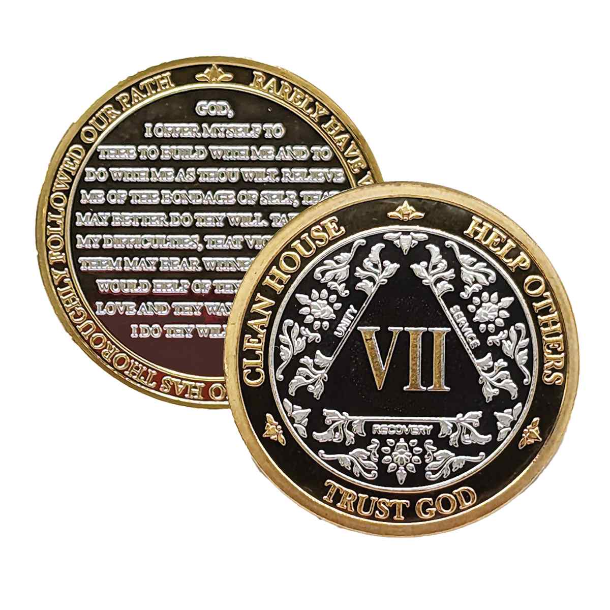 3-Pack AA Medallions: Select Your 3 Years, Silver & Gold Design