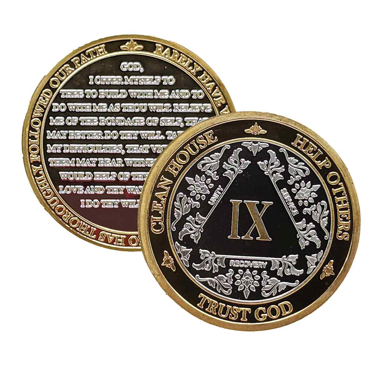3-Pack AA Medallions: Select Your 3 Years, Silver & Gold Design