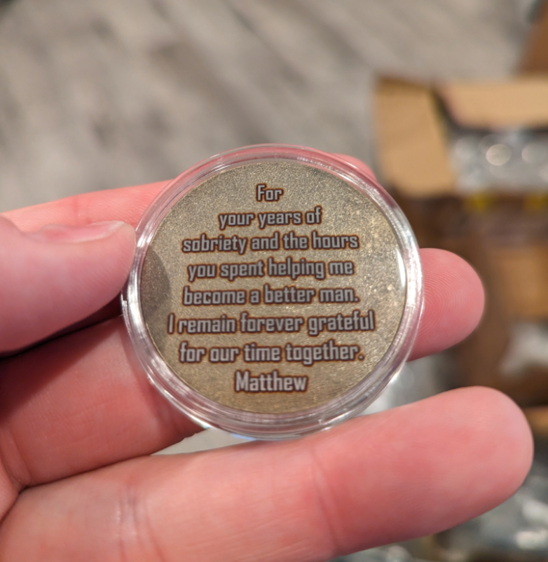 Add Your Own Personal Message on Back - 7 & 7