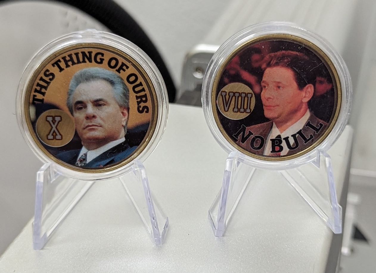 Teflon Don John Gotti AA Medallion "This Thing of Ours"