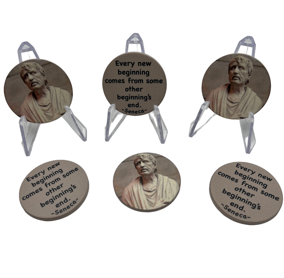 Seneca "New Beginnings" Philosophy Chip