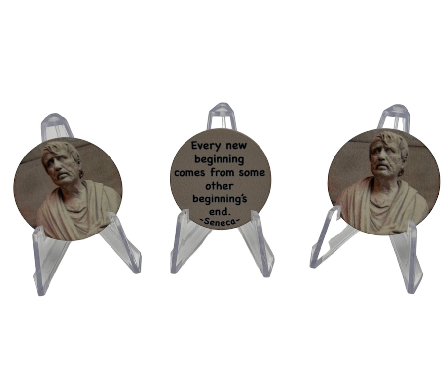 Seneca "New Beginnings" Philosophy Chip