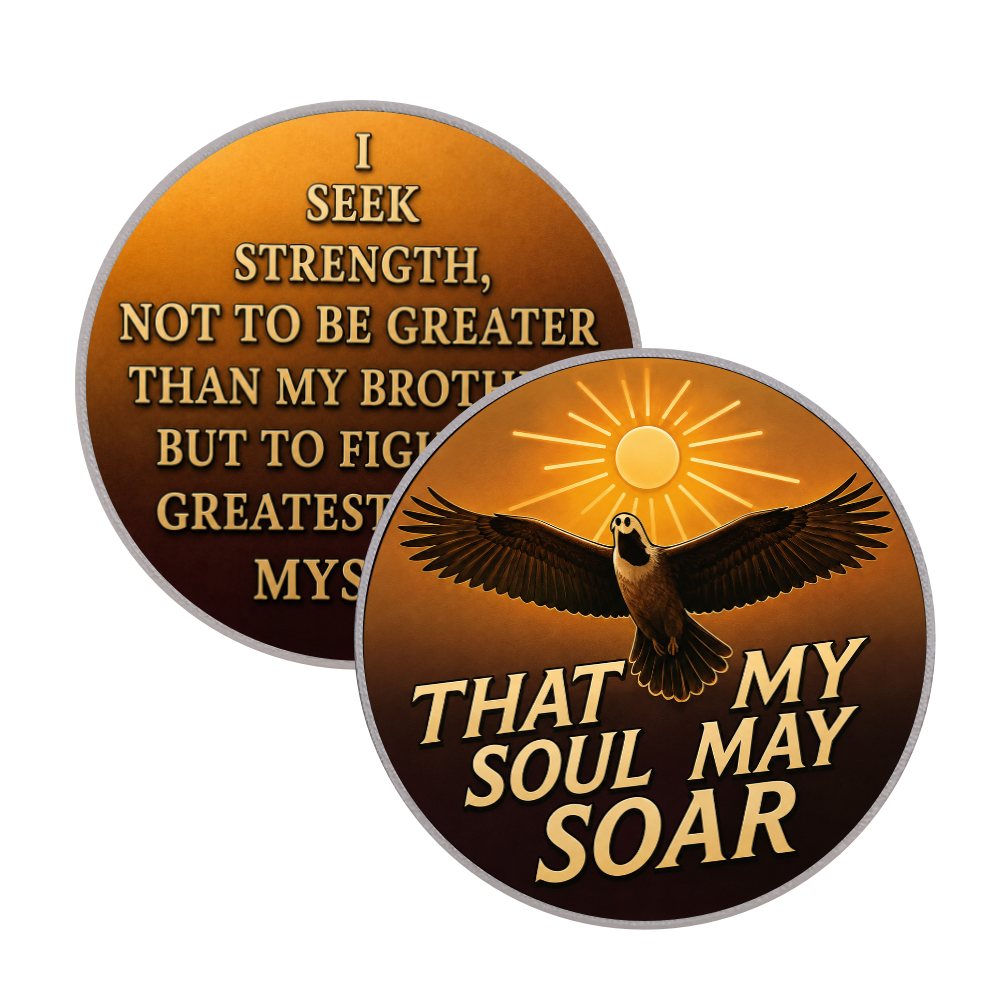 That My Soul May Soar Strength in Recovery Chip