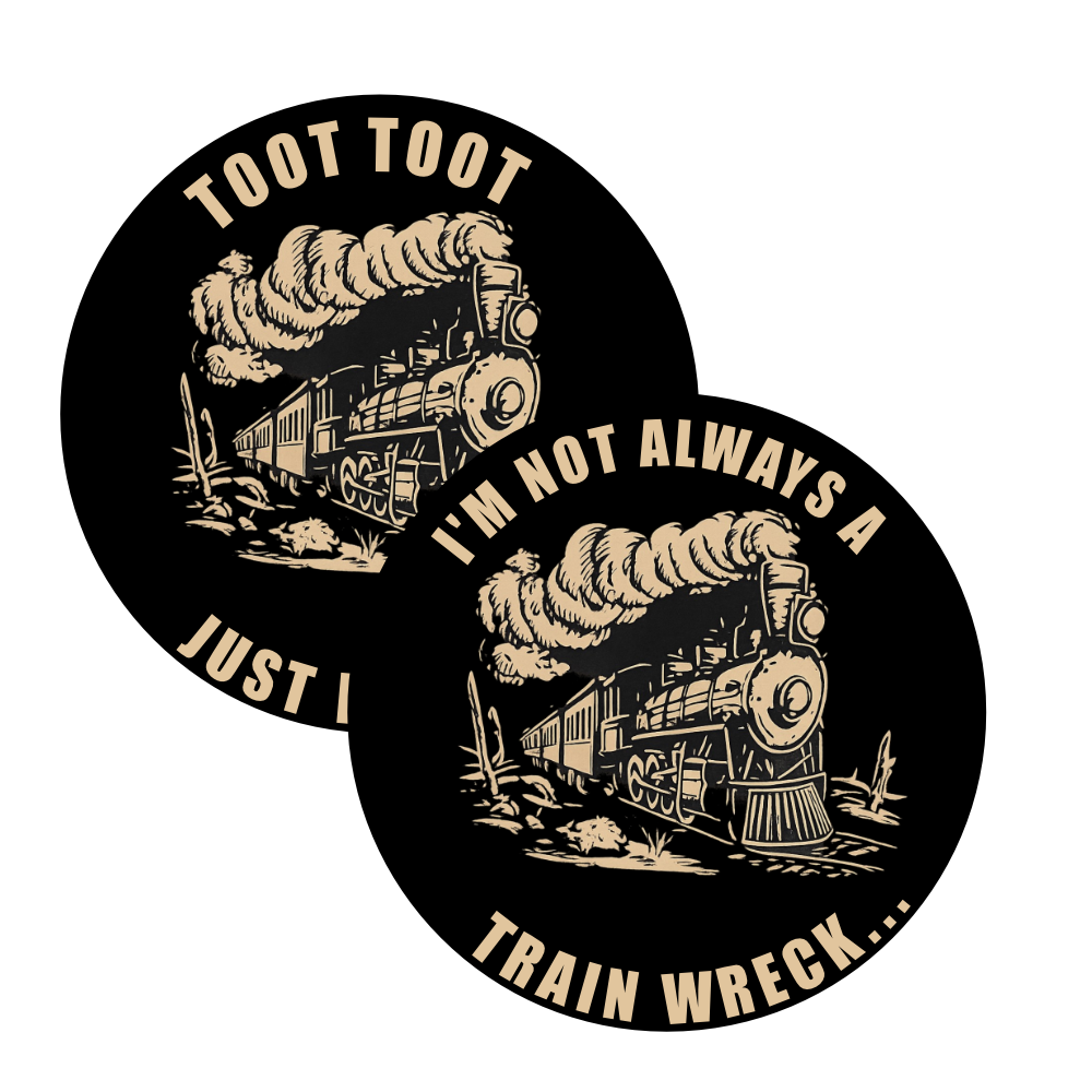 I'm Not Always a Train Wreck Recovery Poker Chip | Funny Sobriety Gift | AA & NA Recovery Humor