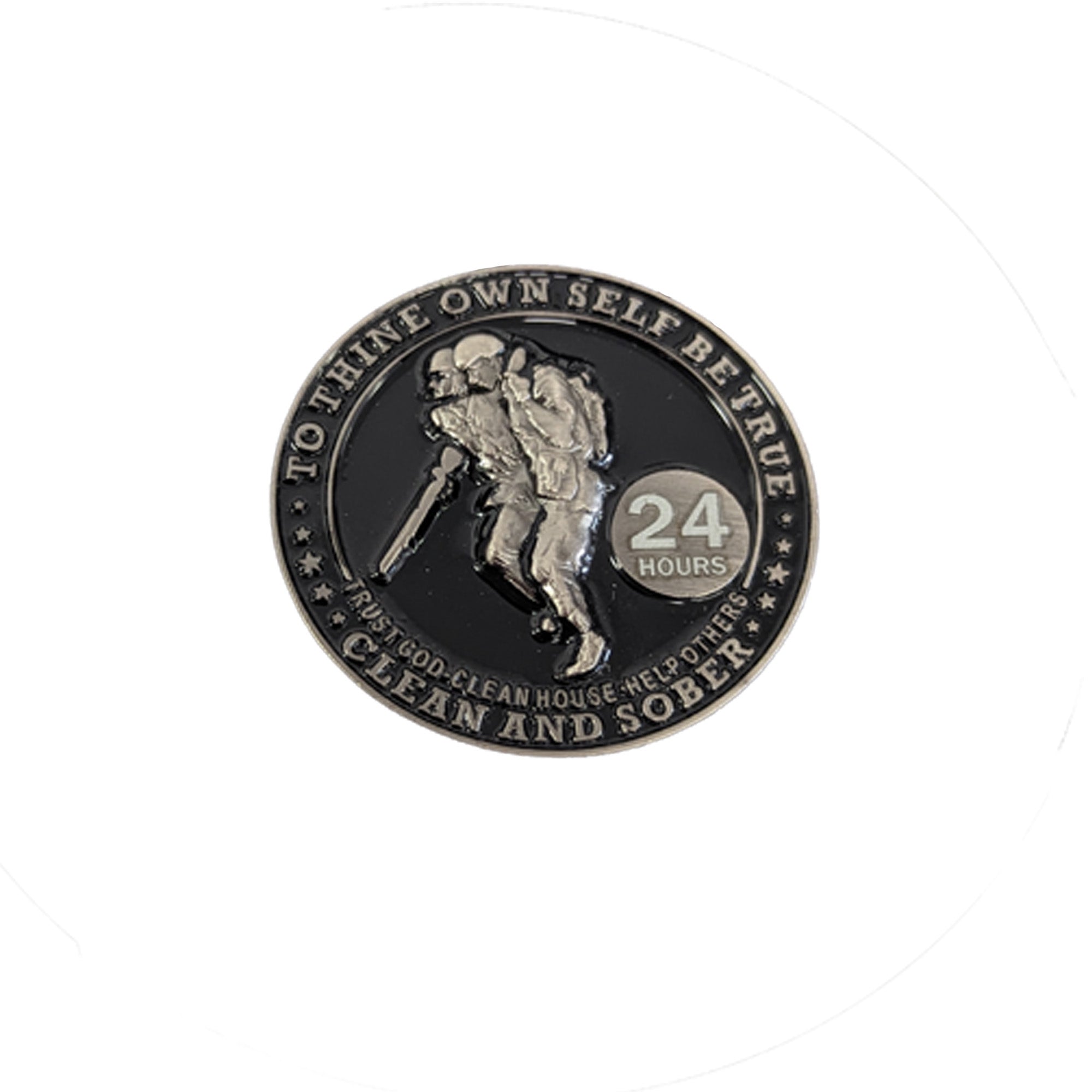 Veterans in Recovery AA Coin 1-60yrs Sobriety Chip