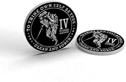 Veterans in Recovery AA Coin 1-60yrs Sobriety Chip