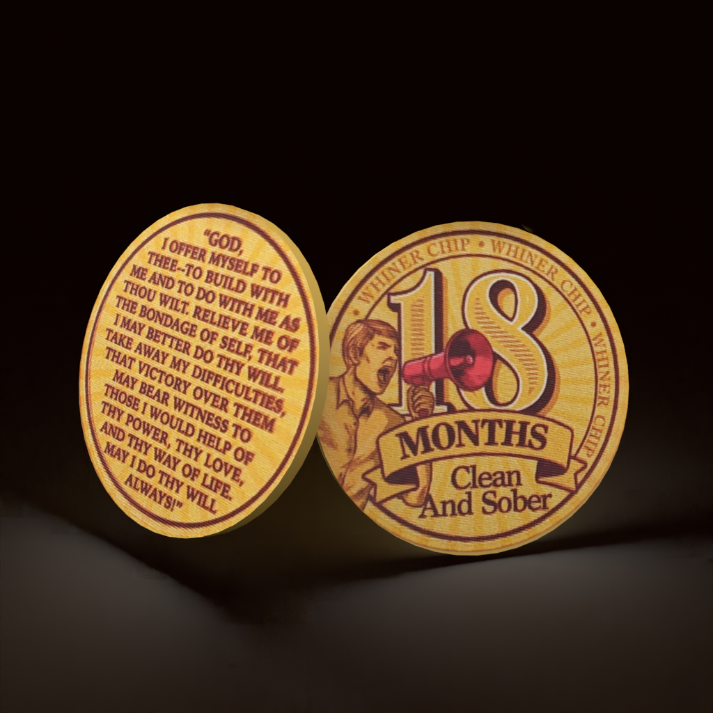 18 Month Whiner AA Poker Chip