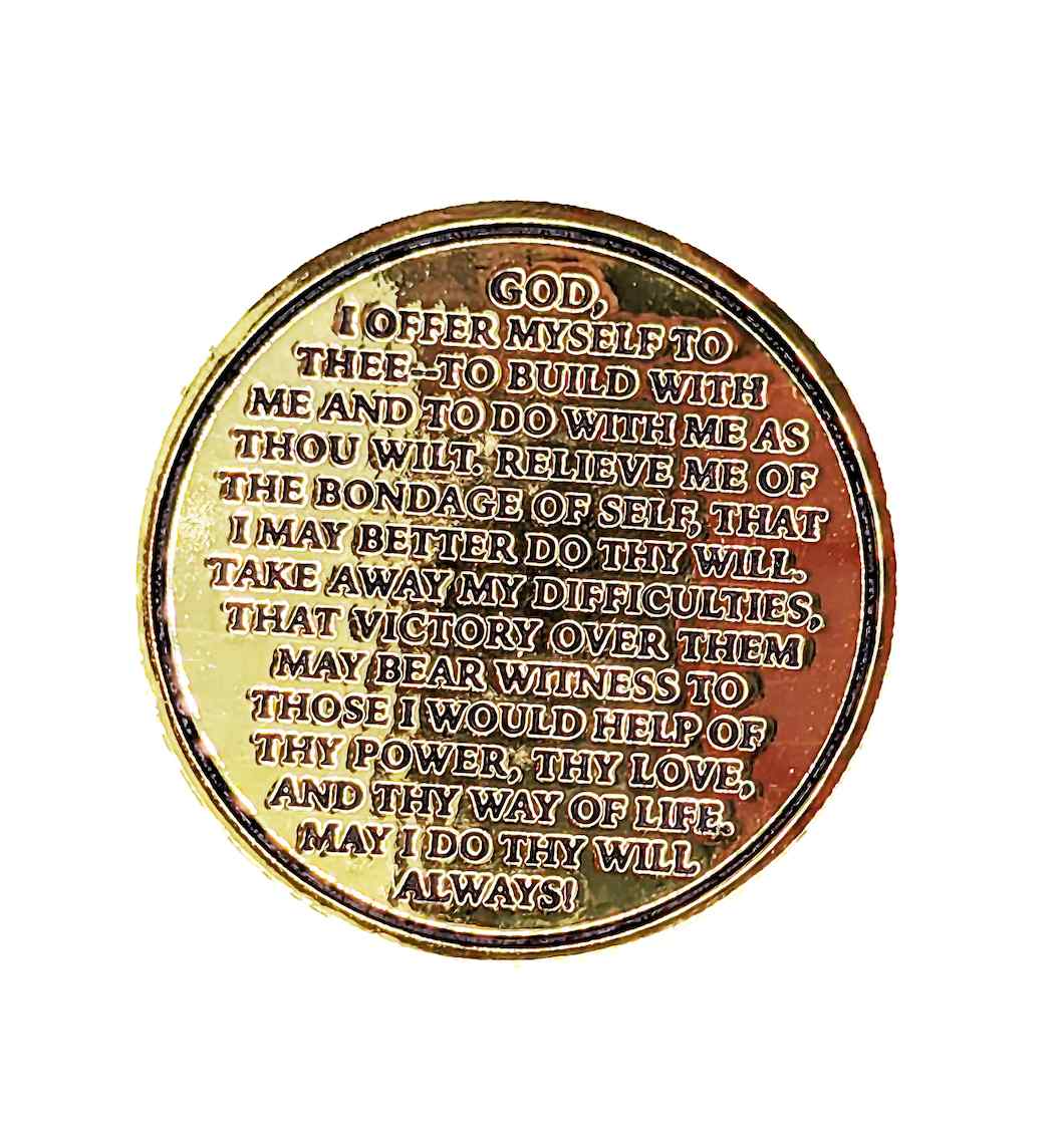 18 Month Whiner Medallion Unique Sobriety Gift 18 Months Clean and Sober Chip with Coin Capsule. Heavy Metal coin See Video
