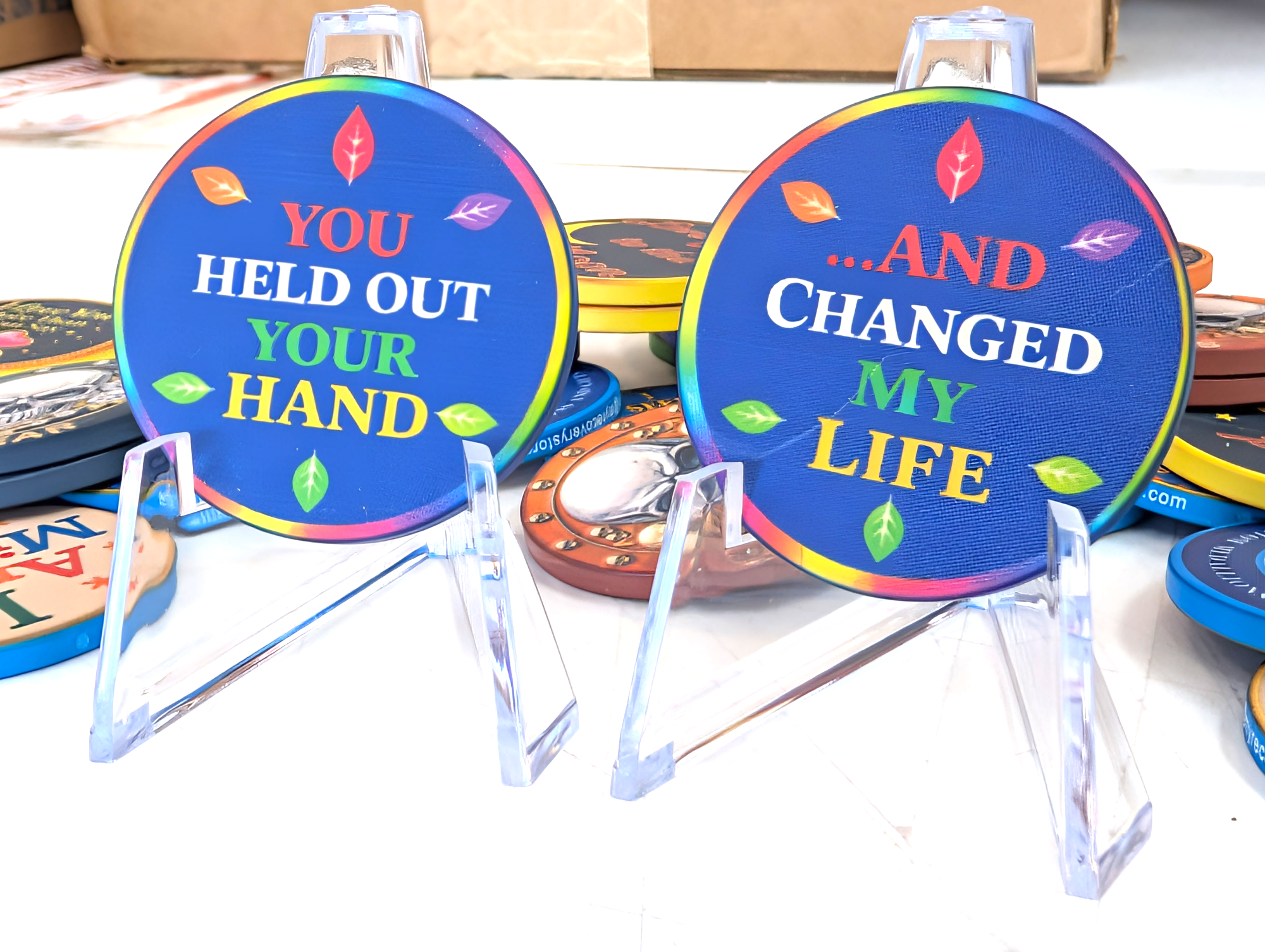 “You Held Out Your Hand… And Changed My Life” Recovery Chip