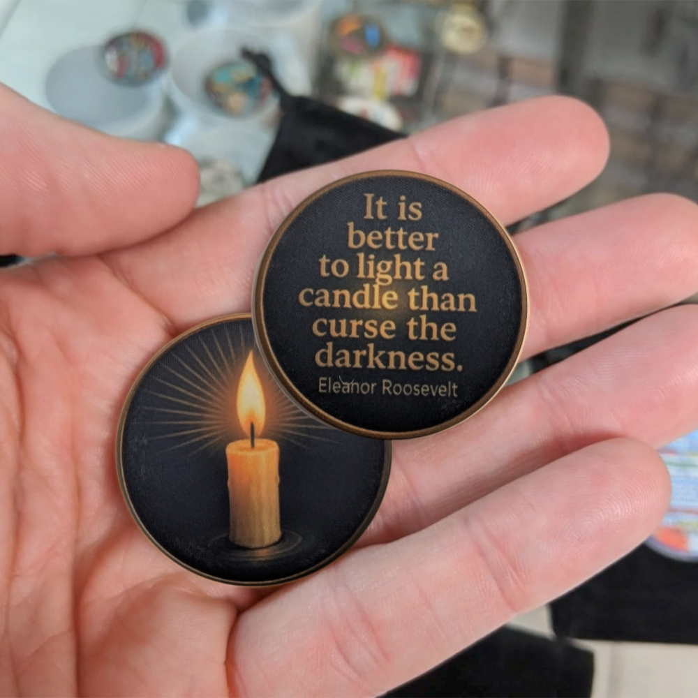 Light a Candle Sobriety Chip