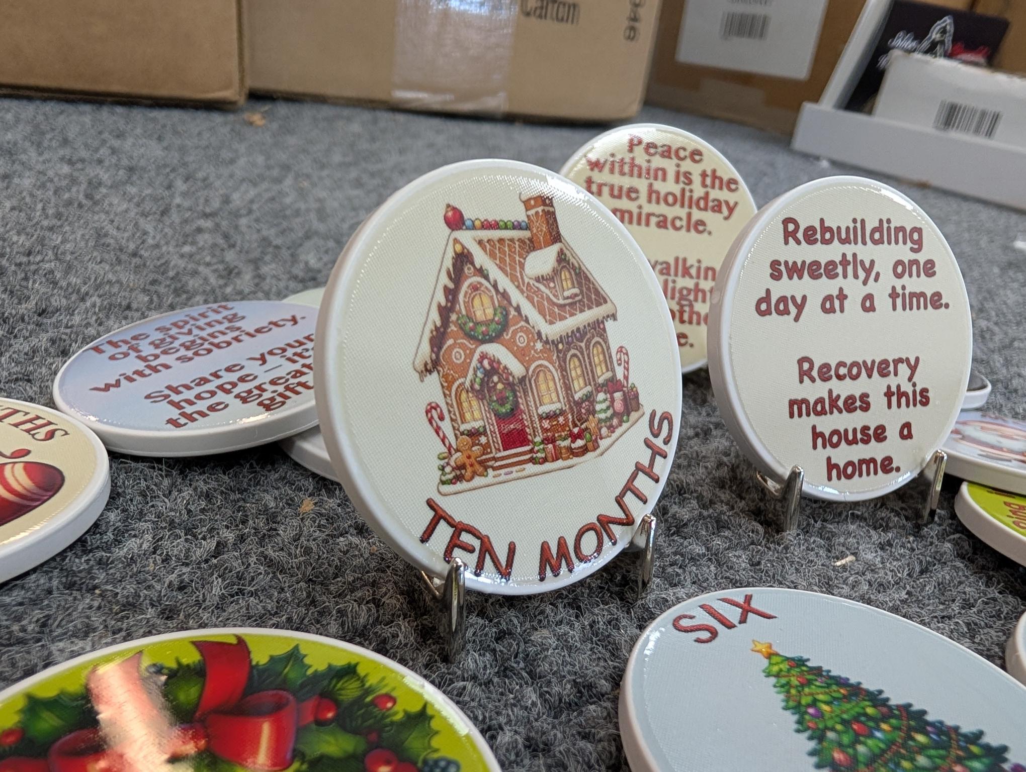 Christmas Monthly Milestone – Select Your Milestone | Unique Front & Back Designs