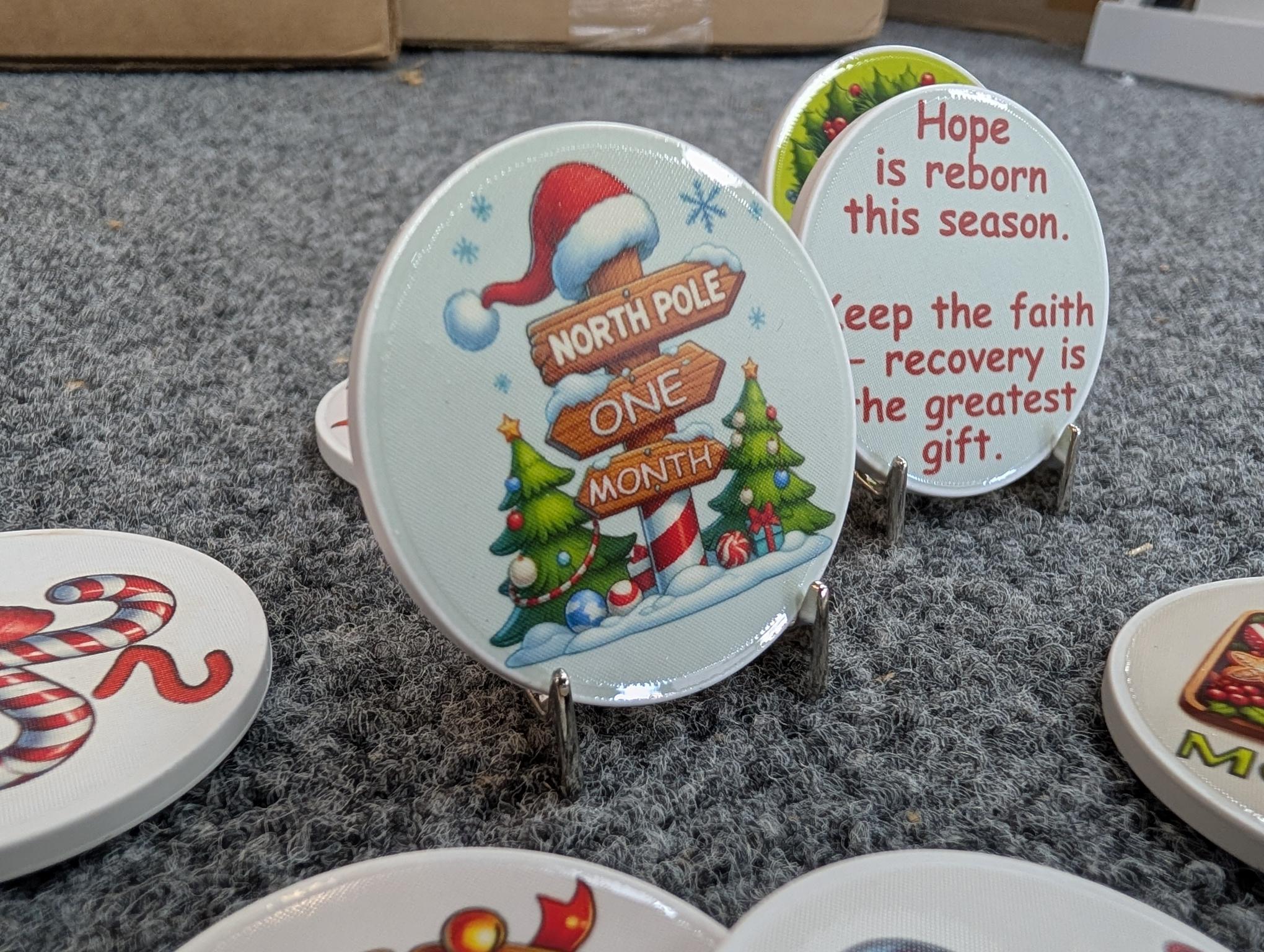 Christmas Monthly Milestone – Select Your Milestone | Unique Front & Back Designs