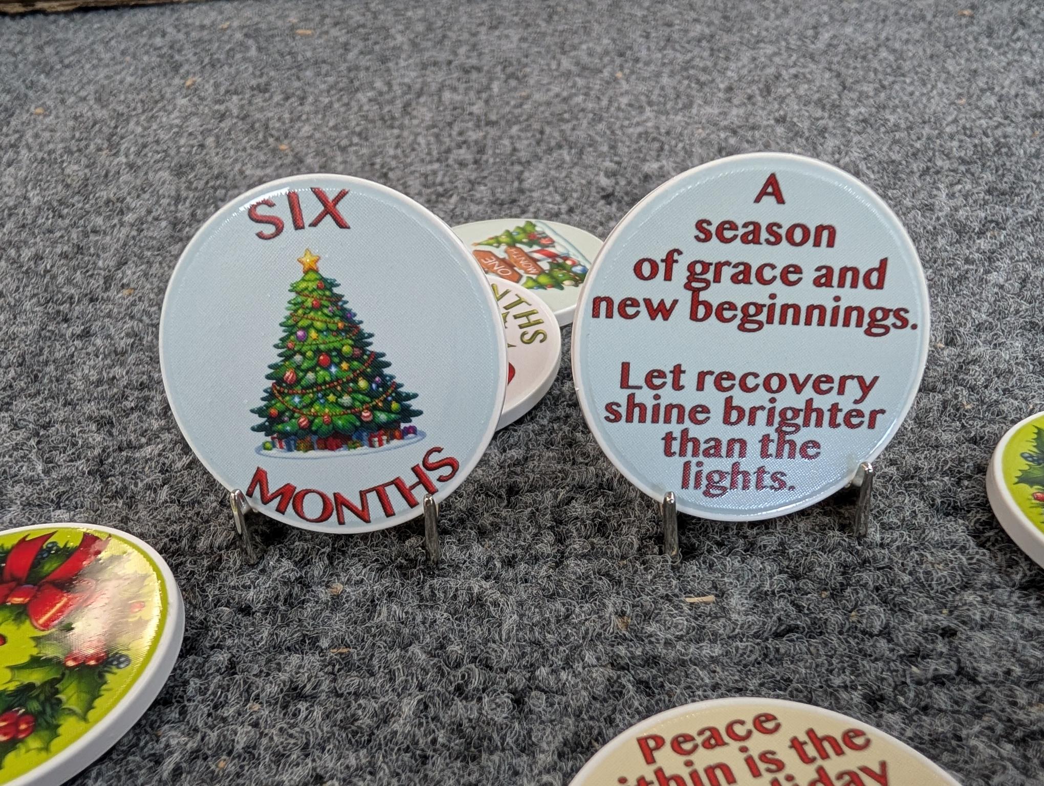 Christmas Monthly Milestone – Select Your Milestone | Unique Front & Back Designs
