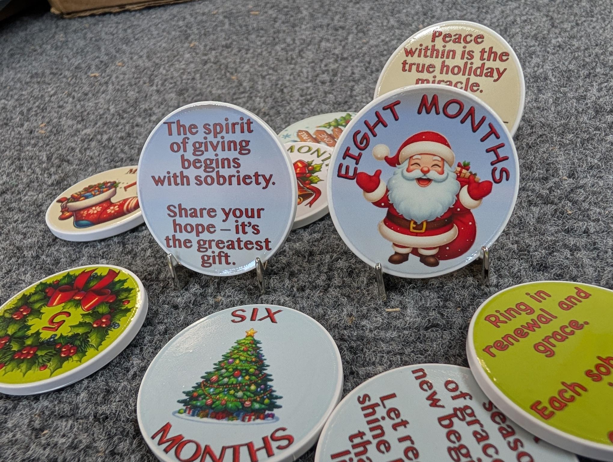 Christmas Monthly Milestone – Select Your Milestone | Unique Front & Back Designs