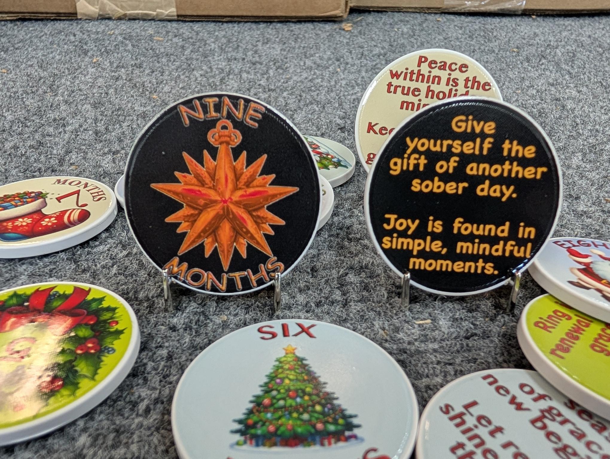 Christmas Monthly Milestone – Select Your Milestone | Unique Front & Back Designs